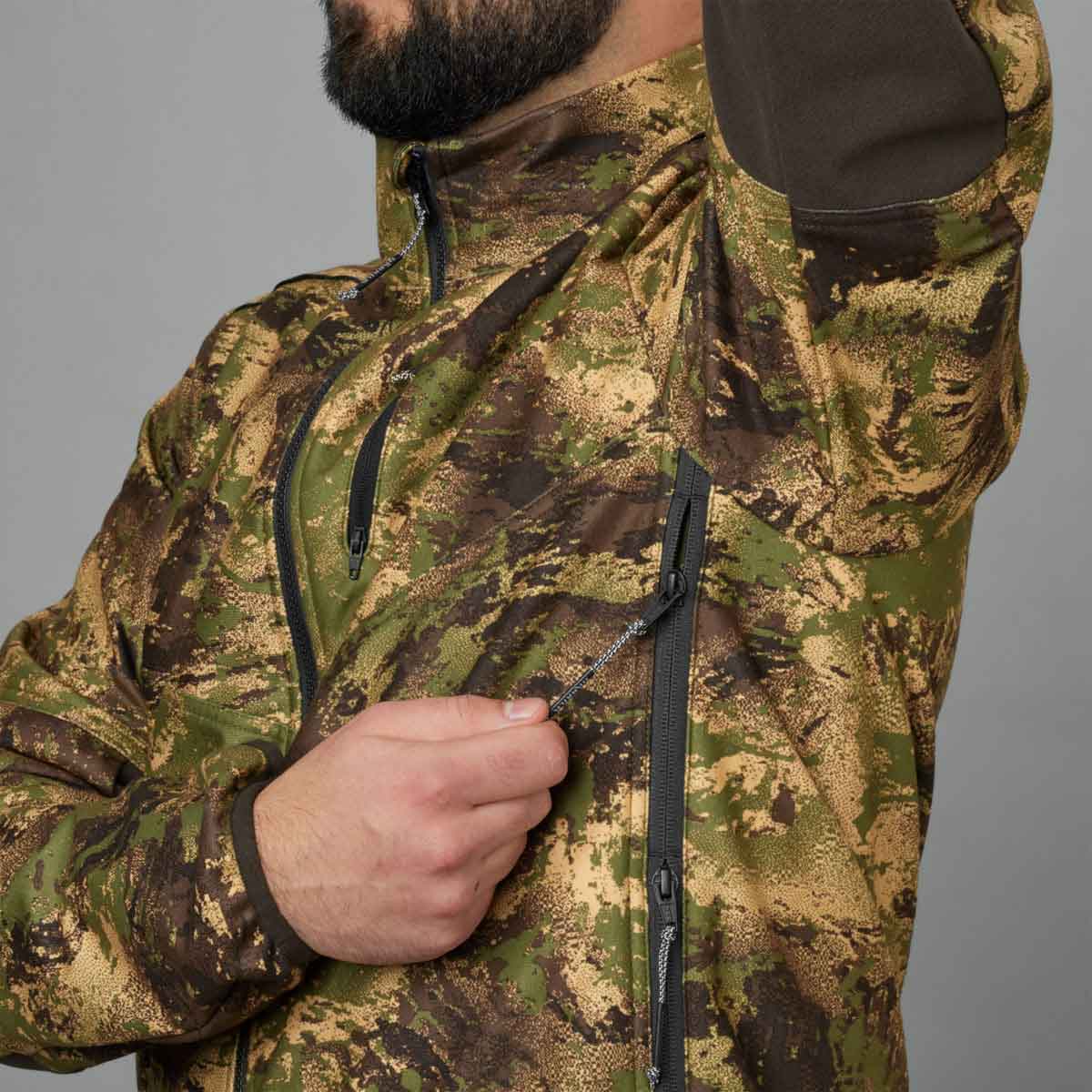 Harkila Deer Stalker Camo WSP Fleece Jacket - underarm vents Harkila Deer Stalker Camo WSP Fleece Jacket - underarm vents
