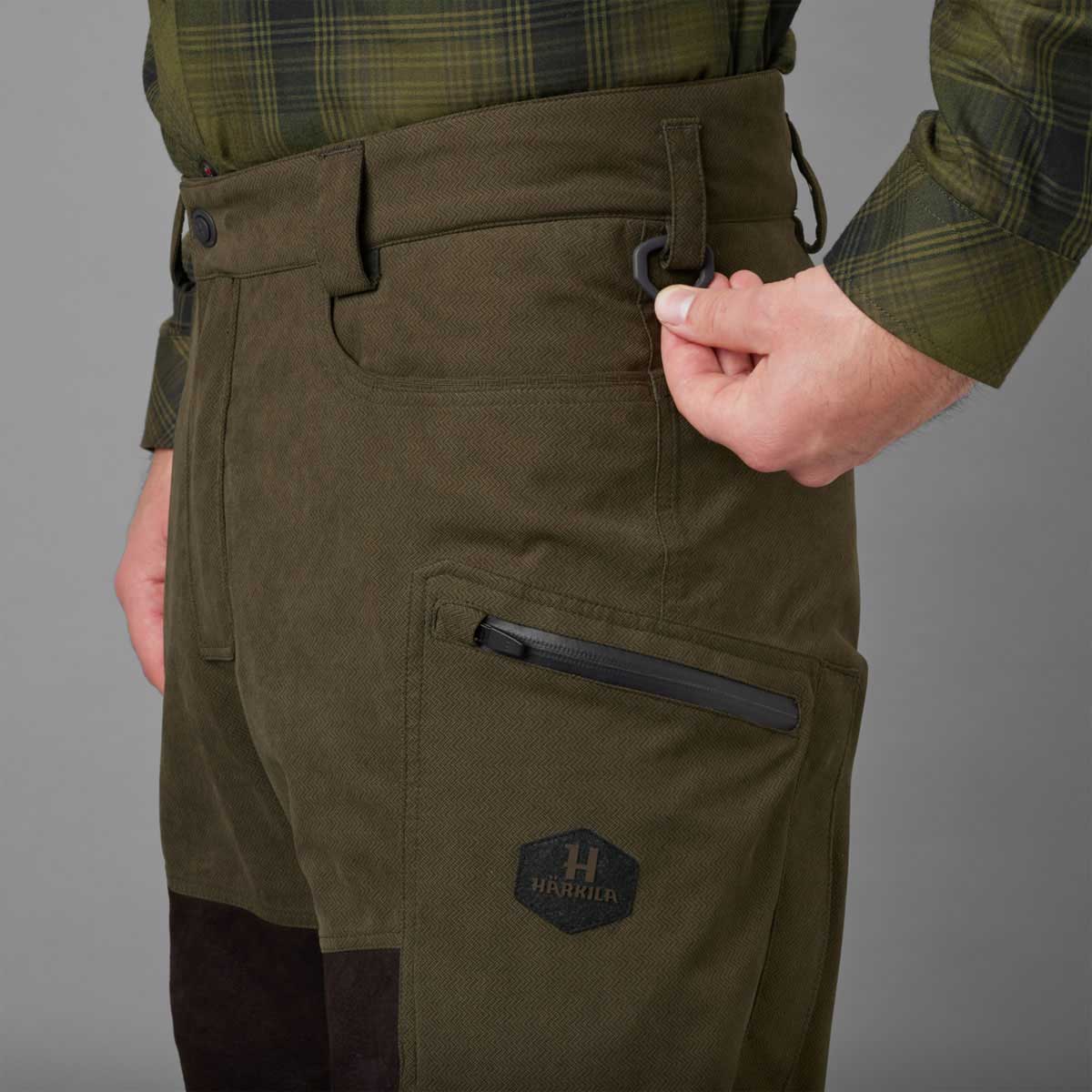 Harkila Driven Hunt HWS Leather Trousers - D ring Harkila Driven Hunt HWS Leather Trousers - D ring