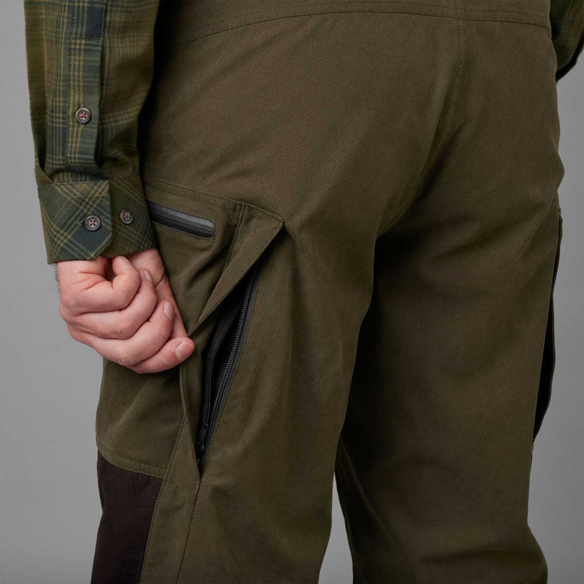Harkila Driven Hunt HWS Leather Trousers - side vents Harkila Driven Hunt HWS Leather Trousers - side vents
