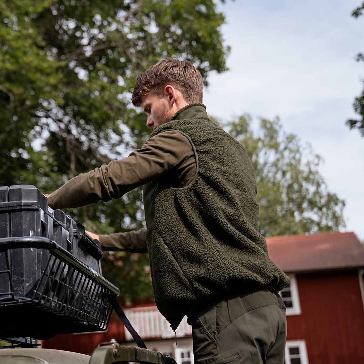 Härkila Fjell Polar Waistcoat - On Model Härkila Fjell Polar Waistcoat - On Model