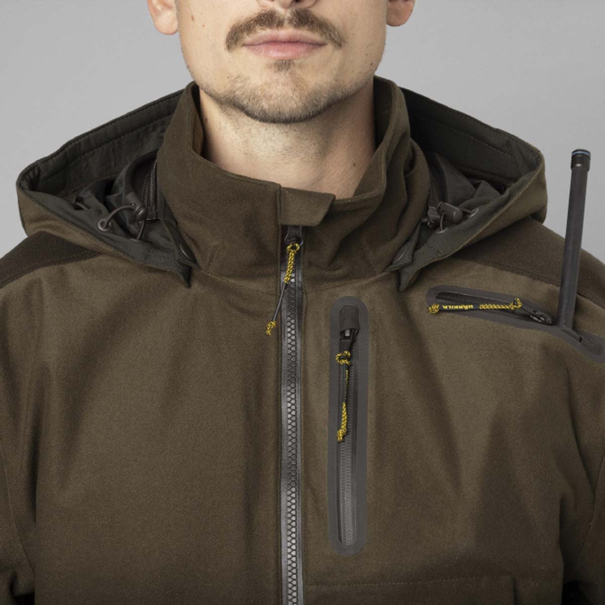 Harkila Forest Hunter GTX Jacket - Front Detail Harkila Forest Hunter GTX Jacket - Front Detail