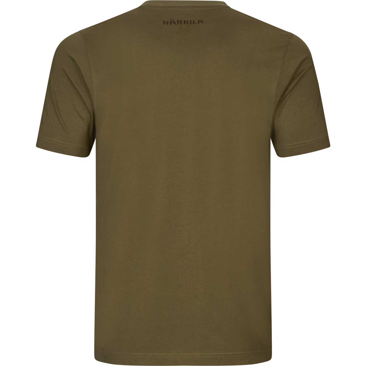 Harkila H-Logo Short-sleeved T-Shirt - Dark Olive - Rear Harkila H-Logo Short-sleeved T-Shirt - Dark Olive - Rear