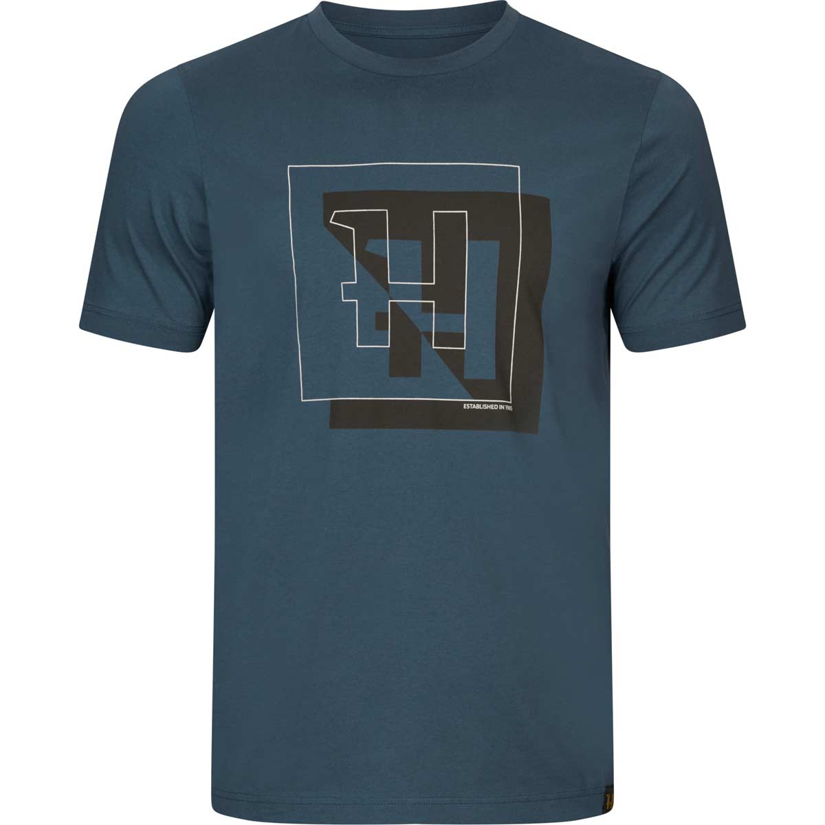 Harkila H-Logo Short-sleeved T-Shirt - Sea Blue Harkila H-Logo Short-sleeved T-Shirt - Sea Blue