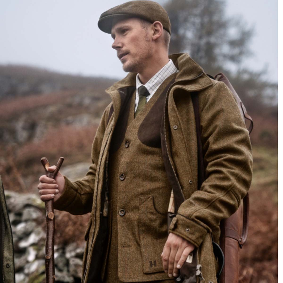 Harkila Kenmore Shooting Waistcoat - On Model Harkila Kenmore Shooting Waistcoat - On Model