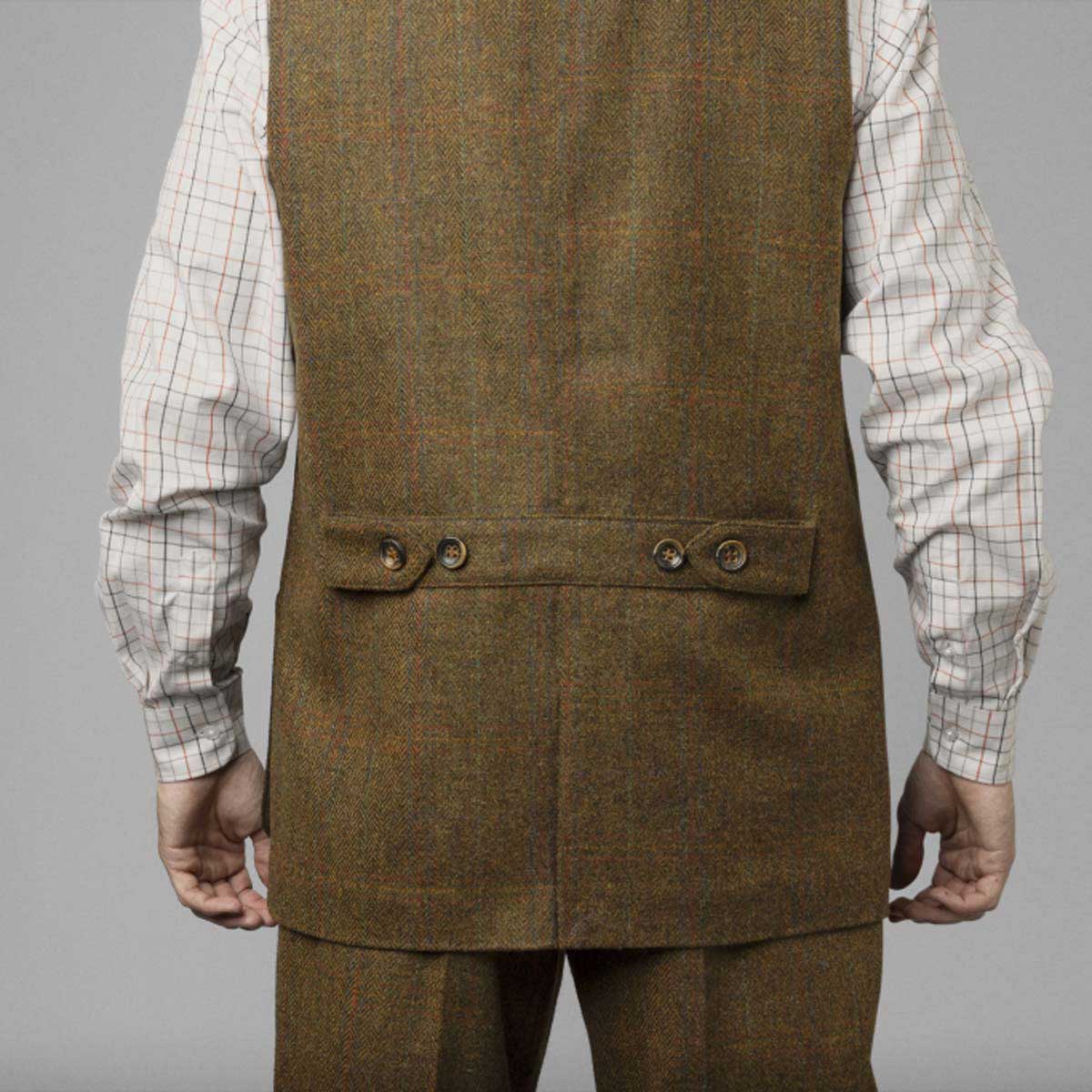 Harkila Kenmore Shooting Waistcoat - rear detail Harkila Kenmore Shooting Waistcoat - rear detail