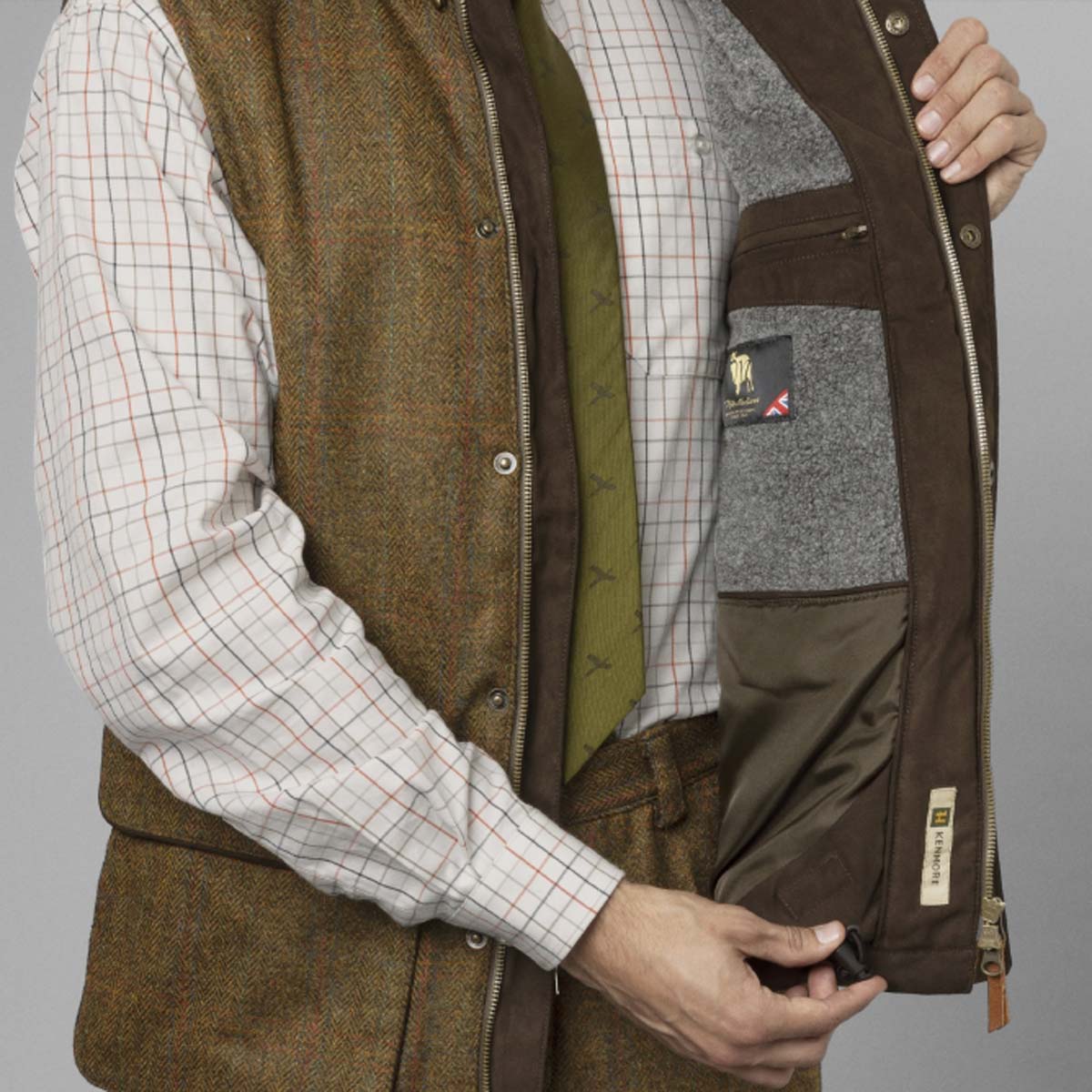 Harkila Kenmore Waistcoat - Inner Detail Harkila Kenmore Waistcoat - Inner Detail