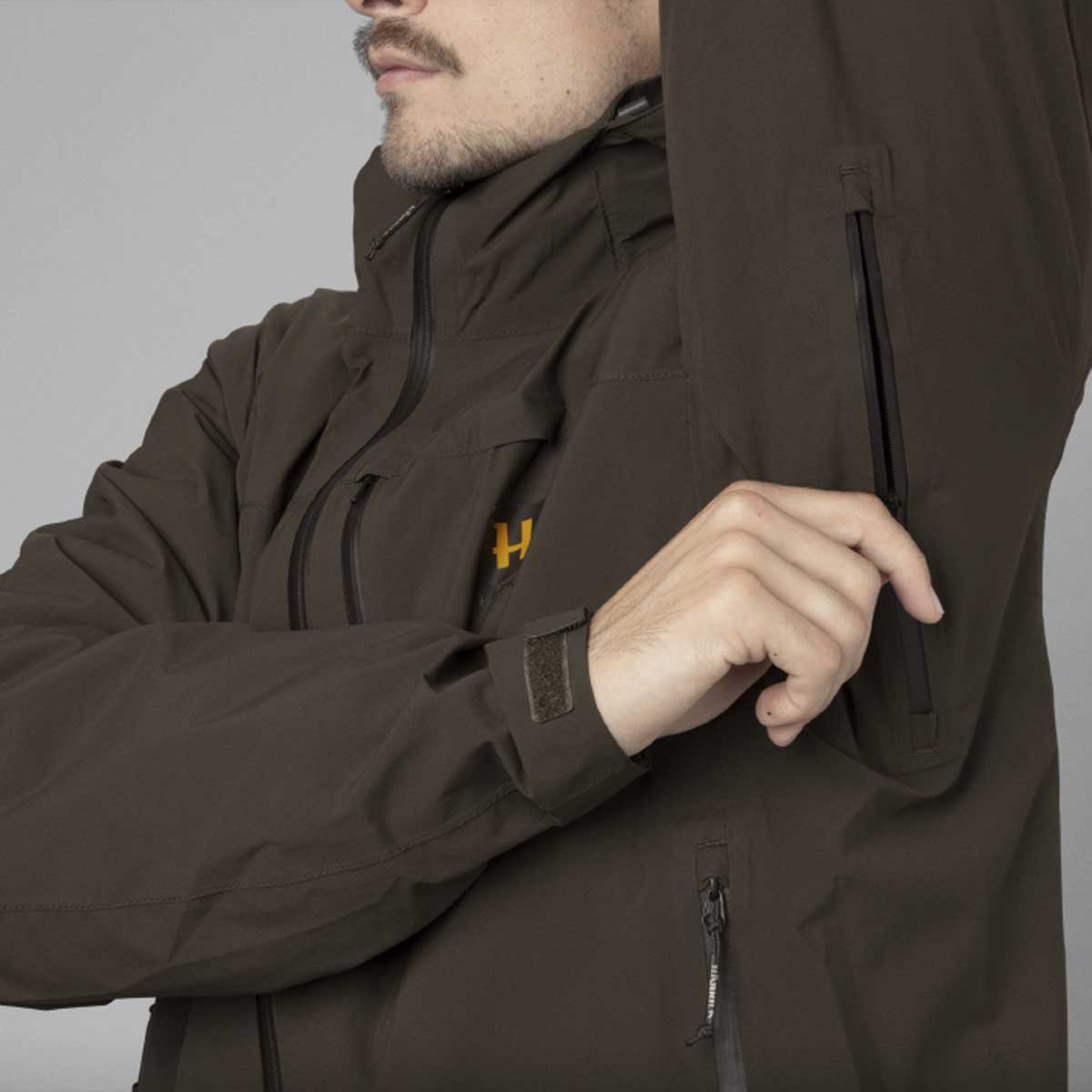 Harkila Logmar HWS Packable Jacket - Under Arm Vent Zips Harkila Logmar HWS Packable Jacket - Under Arm Vent Zips