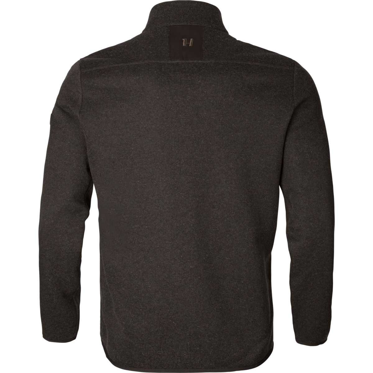 Harkila Metso Full Zip Pullover - brown rear Harkila Metso Full Zip Pullover - brown rear