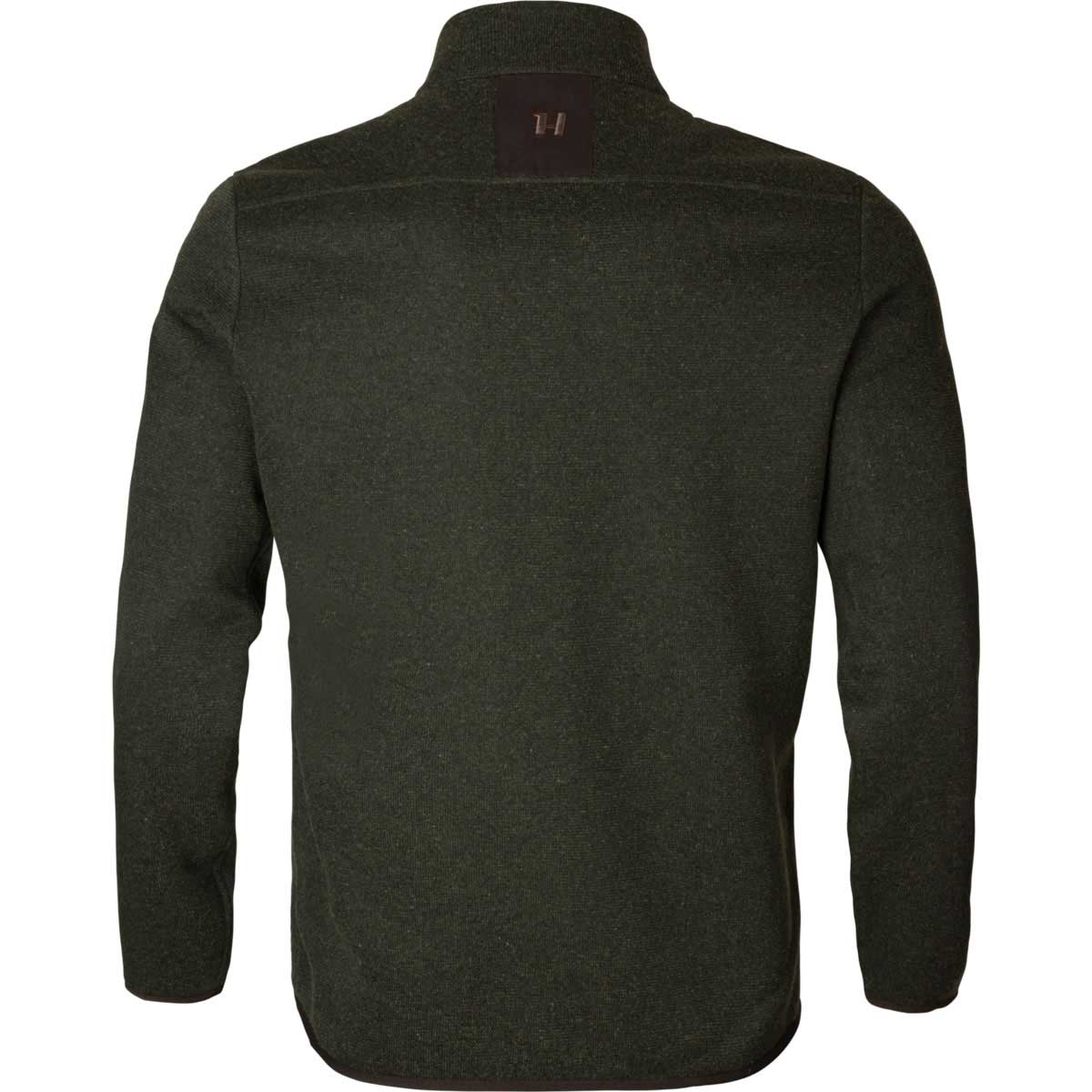 Harkila Metso Full Zip Pullover - green rear Harkila Metso Full Zip Pullover - green rear