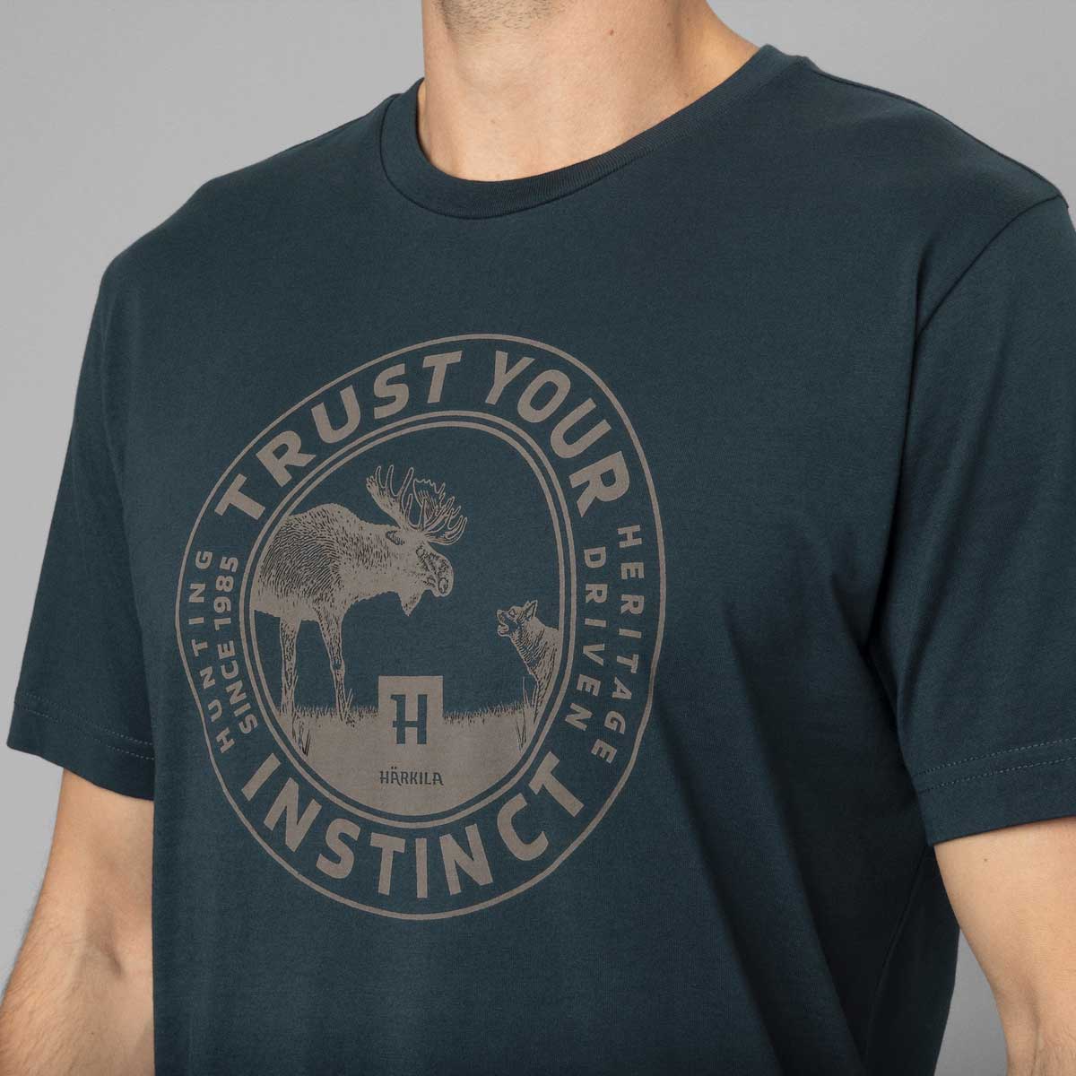 Harkila Moose T-Shirt - Logo Detail Harkila Moose T-Shirt - Logo Detail