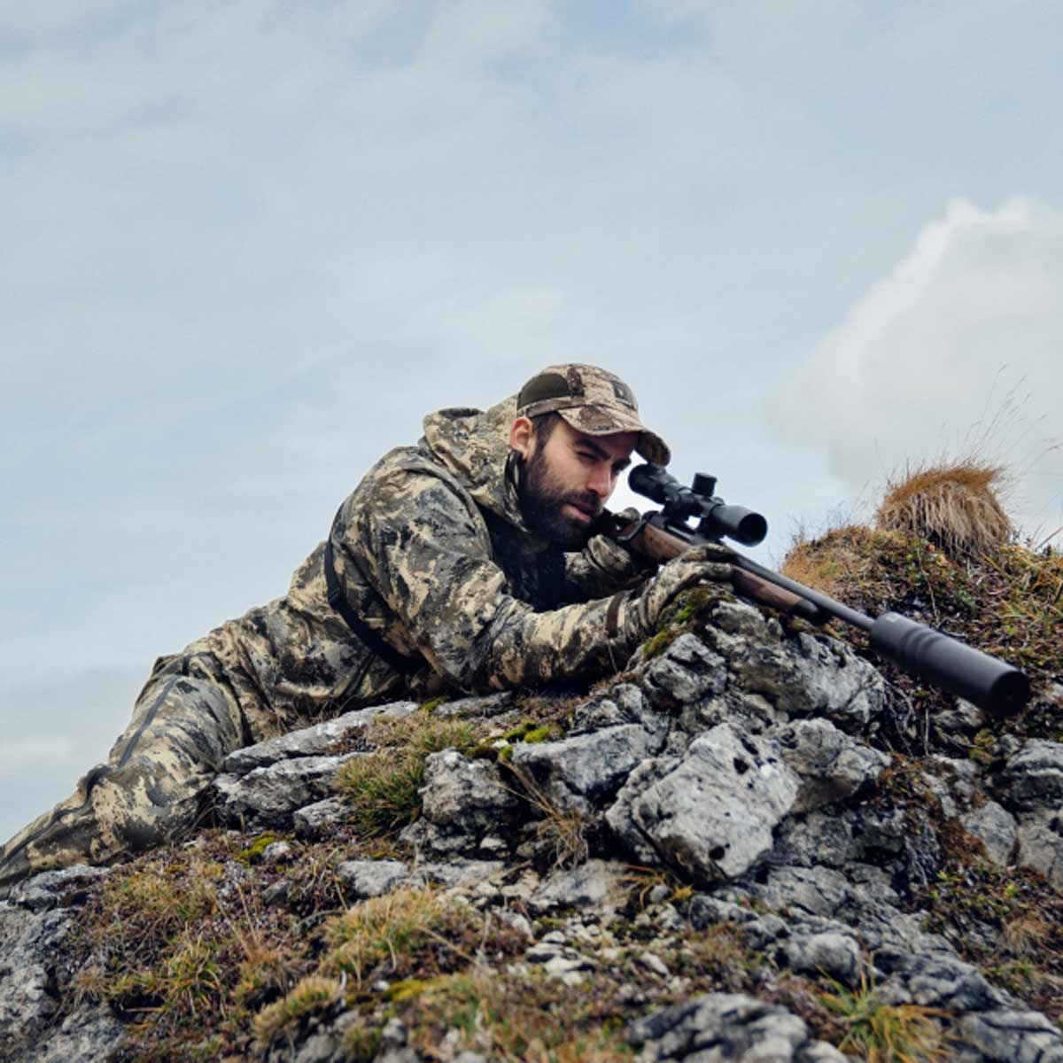 Harkila Mountain Hunter Expedition HWS Packable Jacket - Camoflaged Harkila Mountain Hunter Expedition HWS Packable Jacket - Camoflaged