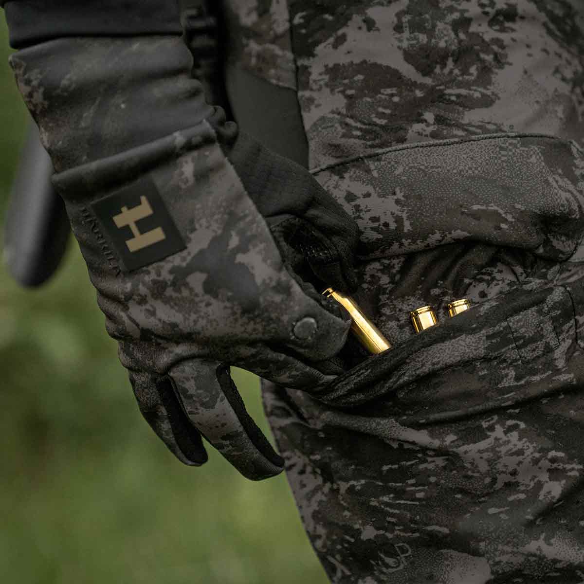 Härkila NOCTYX Camo Fleece Glove w/foldback Finger Härkila NOCTYX Camo Fleece Glove w/foldback Finger