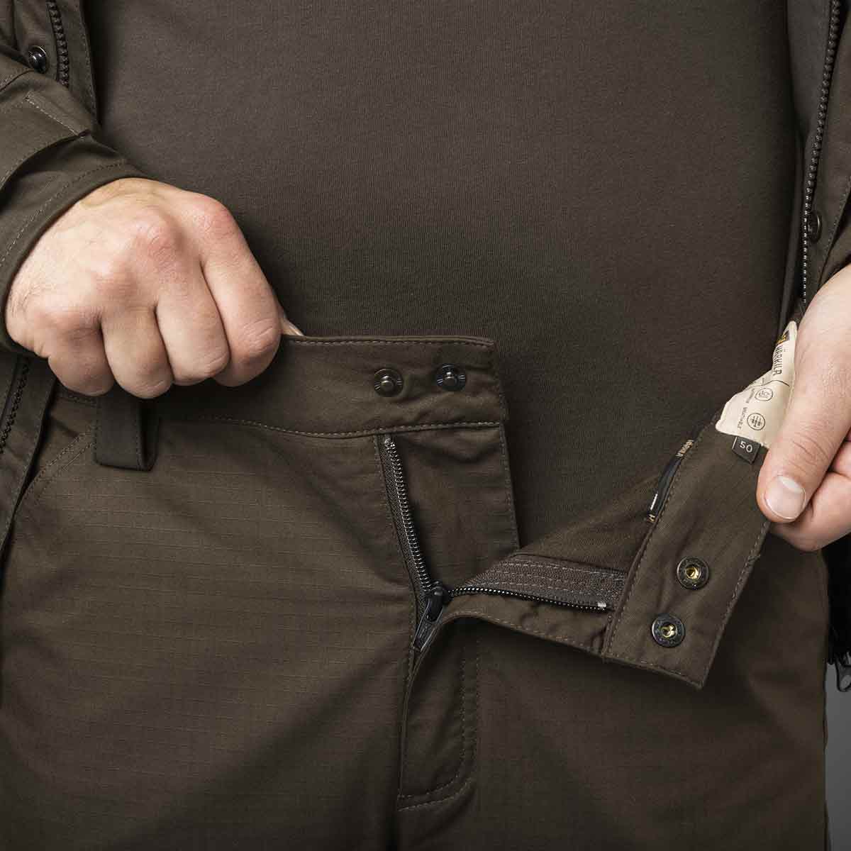 Harkila Nordic Hunter HWS Trousers - Zip Detail Harkila Nordic Hunter HWS Trousers - Zip Detail
