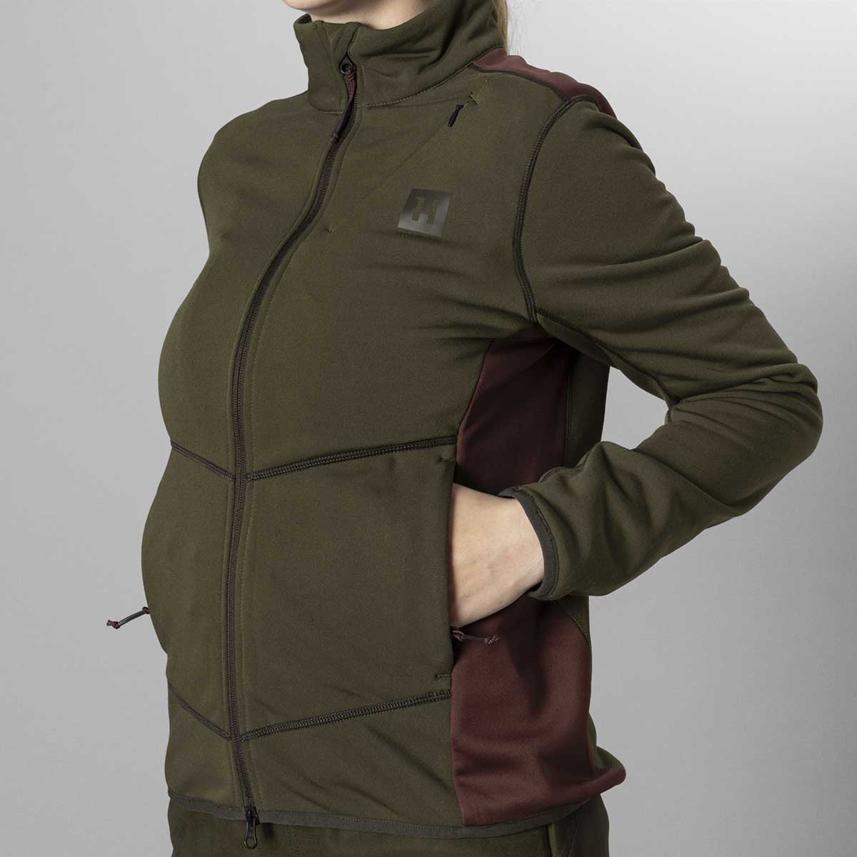 Harkila Oda Women's Fleece Jacket - On Model Harkila Oda Women's Fleece Jacket - On Model