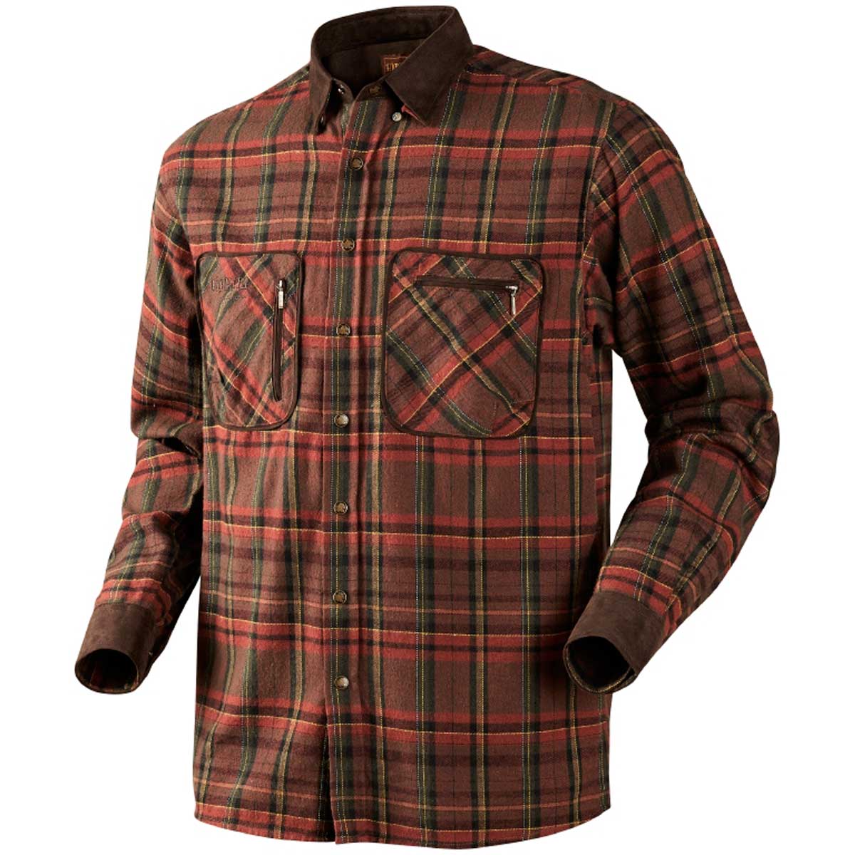 Härkila Camicia da caccia Pajala (beige/marrone) » PIRSCHER SHOP