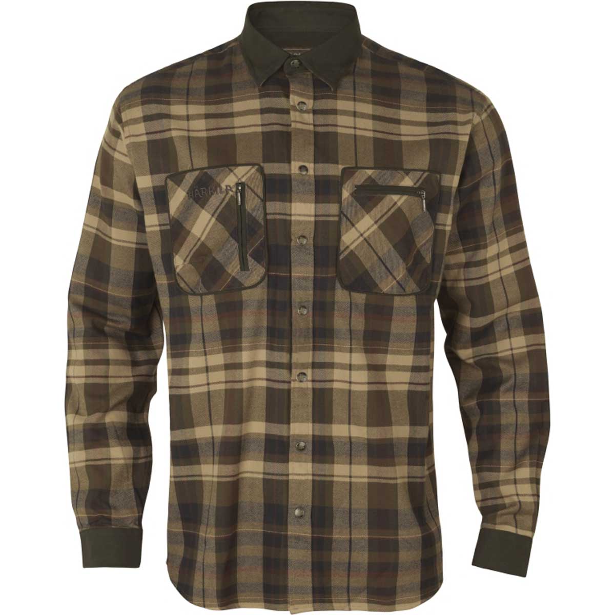 Harkila Pajala Shirt - Beige/Brown Check Harkila Pajala Shirt - Beige/Brown Check