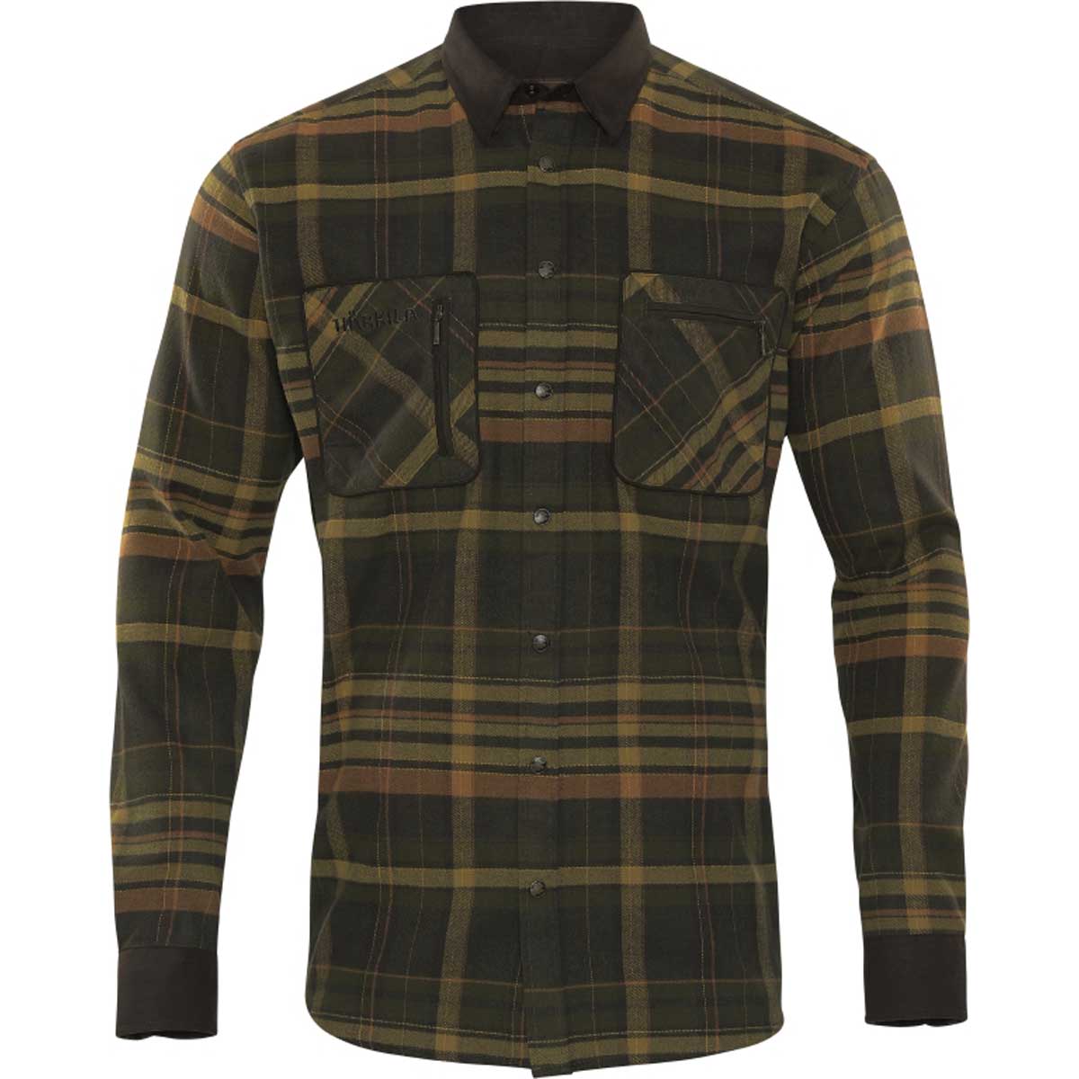 Harkila Pajala Shirt - Green Brown Check Harkila Pajala Shirt - Green Brown Check