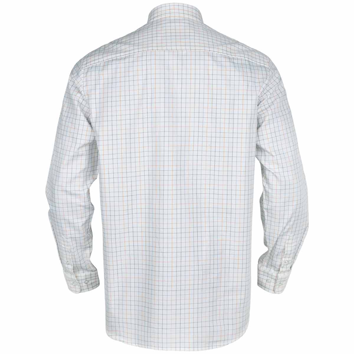 Harkila Portfield L/S Shirt - Mandarin Check - Rear Harkila Portfield L/S Shirt - Mandarin Check - Rear