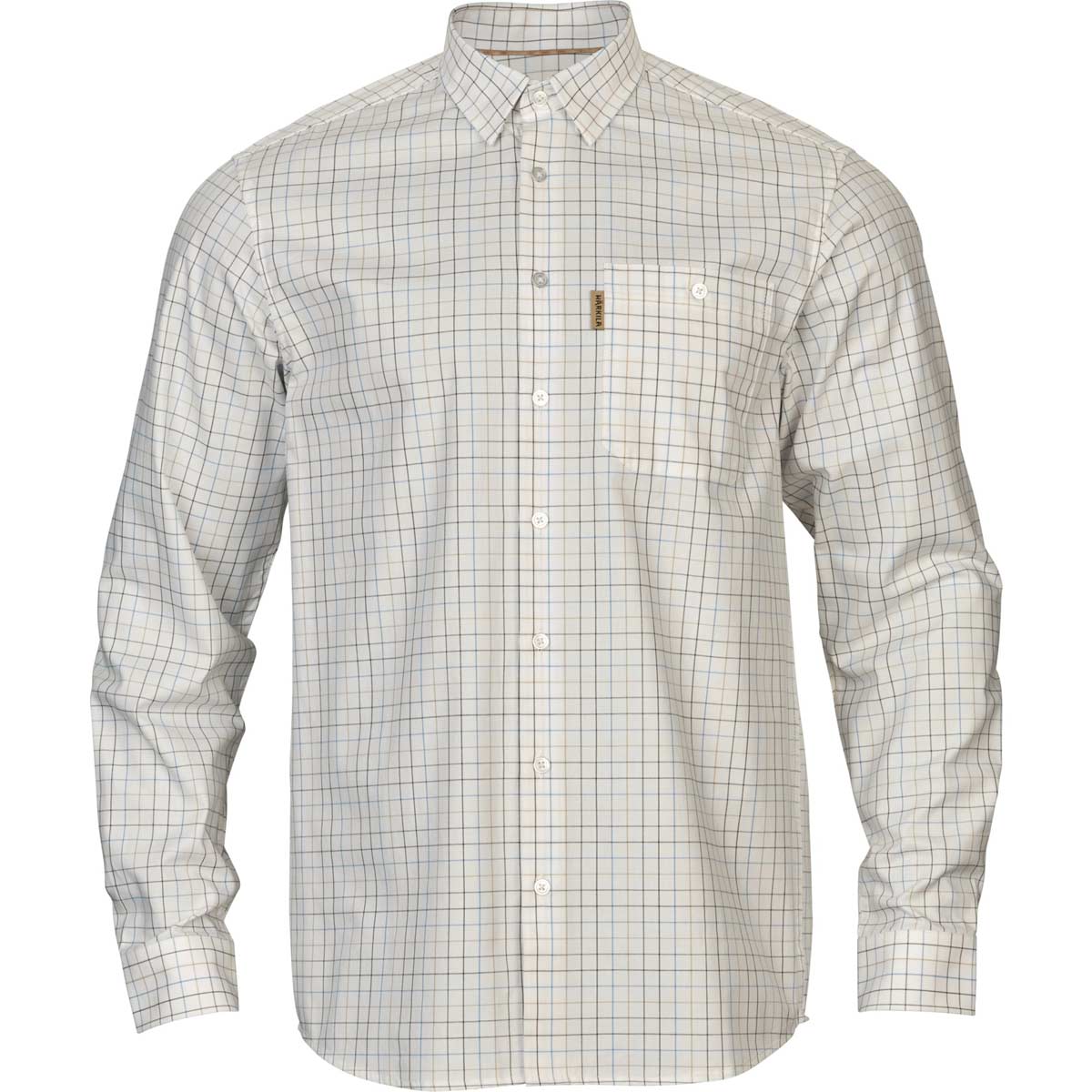 Harkila Portfield Long Sleeved Check Shirt - Naval Blue Check Harkila Portfield Long Sleeved Check Shirt - Naval Blue Check