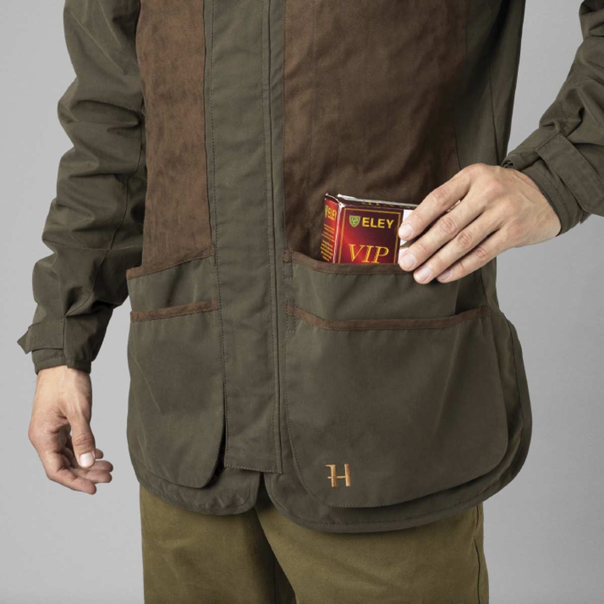 Harkila Rannoch HWS Shooting Jacket - Pocket Detail Harkila Rannoch HWS Shooting Jacket - Pocket Detail