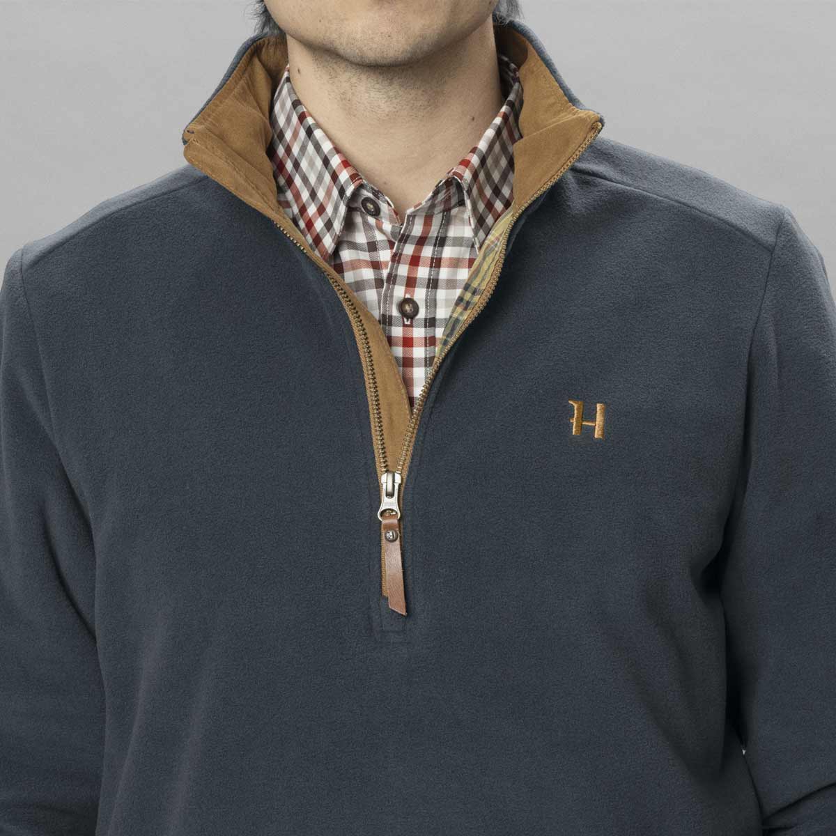 Harkila Sandhem 200 Fleece Pullover - Zip Detaill Harkila Sandhem 200 Fleece Pullover - Zip Detaill