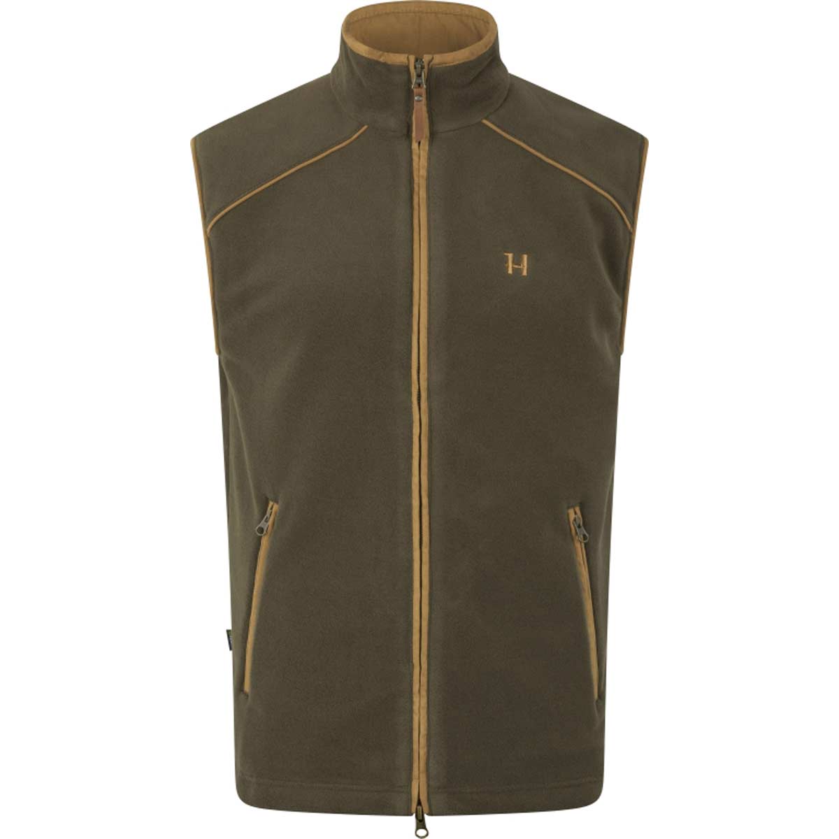 Harkila Sandhem 200 Mens Fleece Waistcoat - Willow Green Harkila Sandhem 200 Mens Fleece Waistcoat - Willow Green