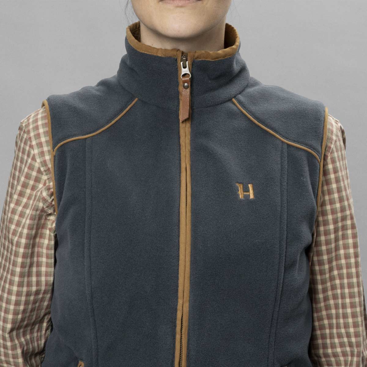 Harkila Sandhem 200 Women's Waistcoat - On Model Harkila Sandhem 200 Women's Waistcoat - On Model