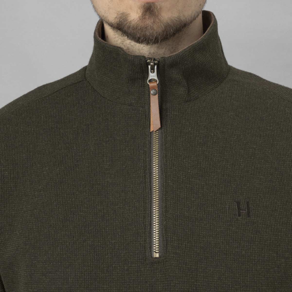 Harkila Sandhem Pro HSP Pullover - Willow Green - Zipped Harkila Sandhem Pro HSP Pullover - Willow Green - Zipped