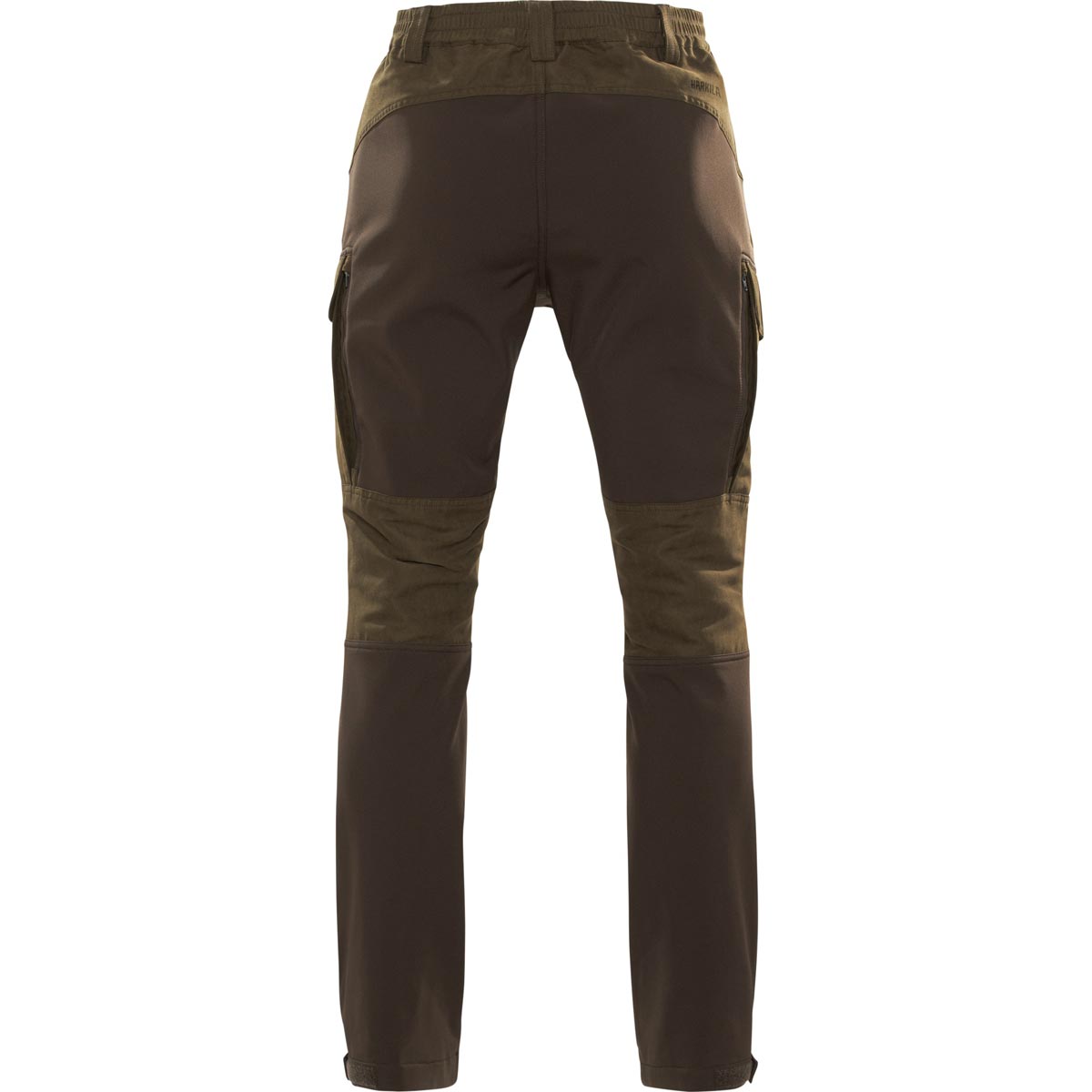 Harkila Scandinavian Trousers - Willow Green/Deep Brown - Rear Harkila Scandinavian Trousers - Willow Green/Deep Brown - Rear