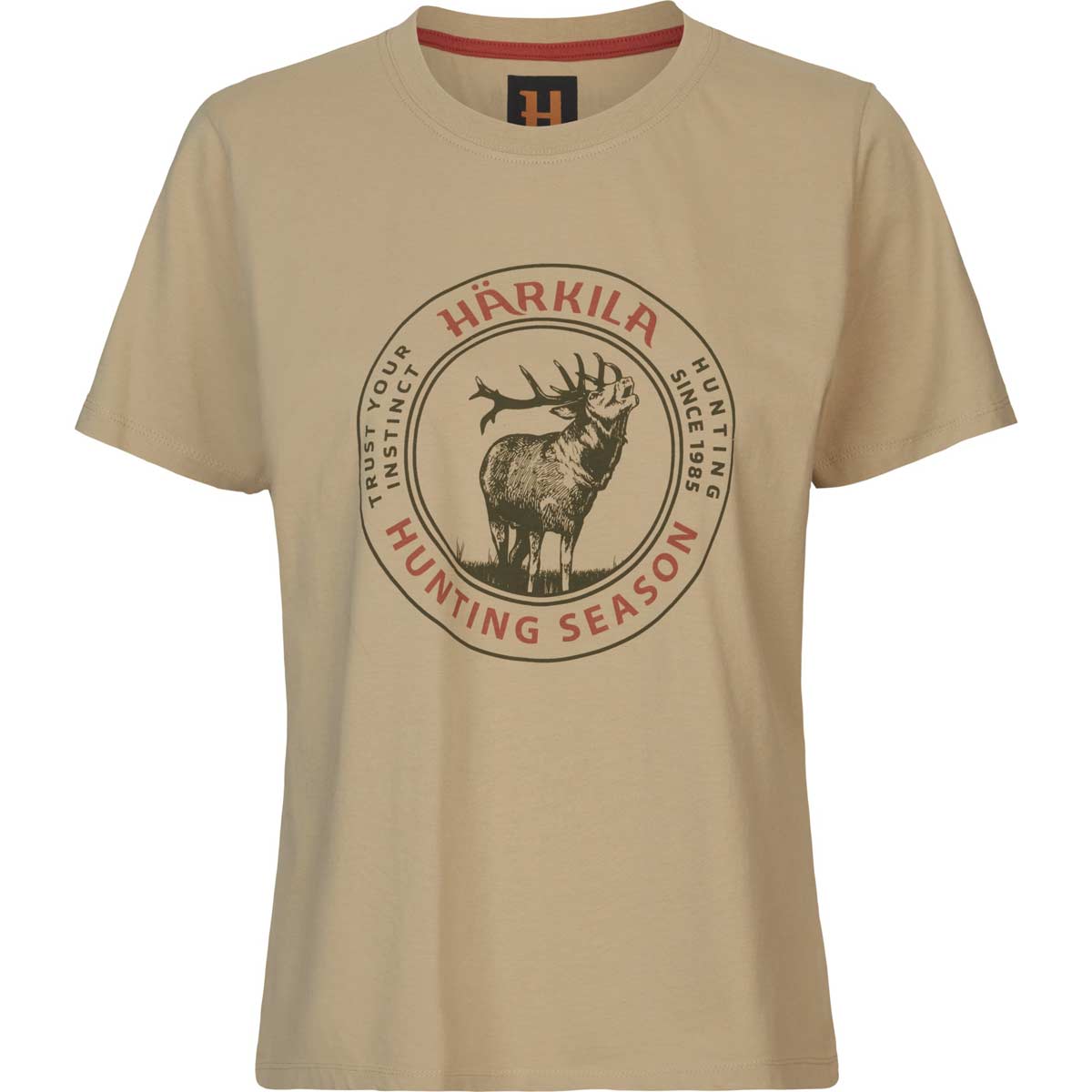 Harkila Stag Badge Short Sleeved Women's T-Shirt Harkila Stag Badge Short Sleeved Women's T-Shirt