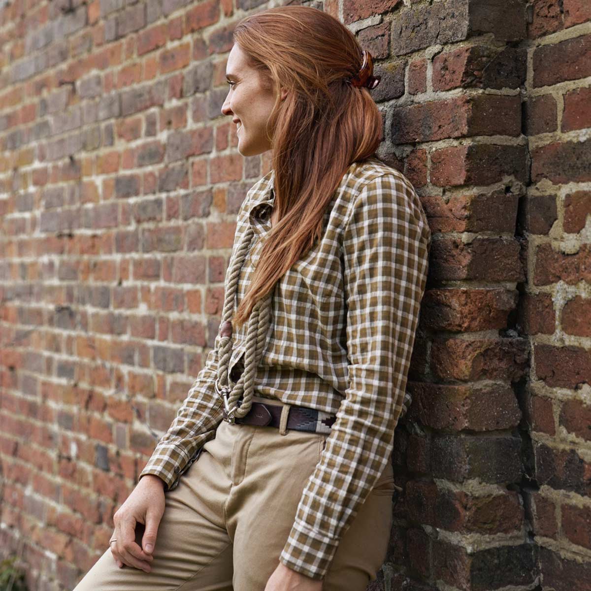 Harkila Women Fjell L/S Shirt - On Model Harkila Women Fjell L/S Shirt - On Model