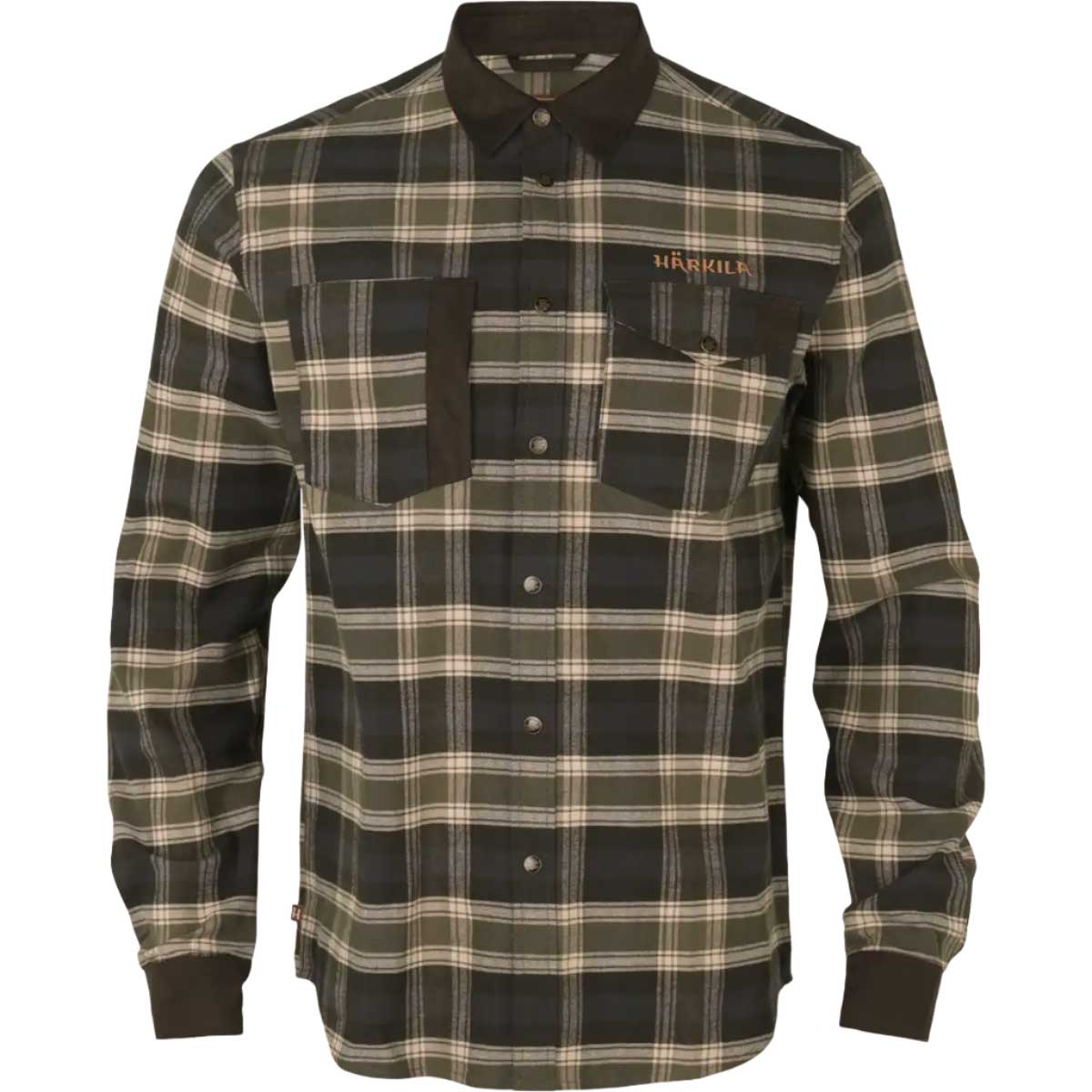 Harkila Aivak Long Sleeved Shirt - Olive - Front Harkila Aivak Long Sleeved Shirt - Olive - Front