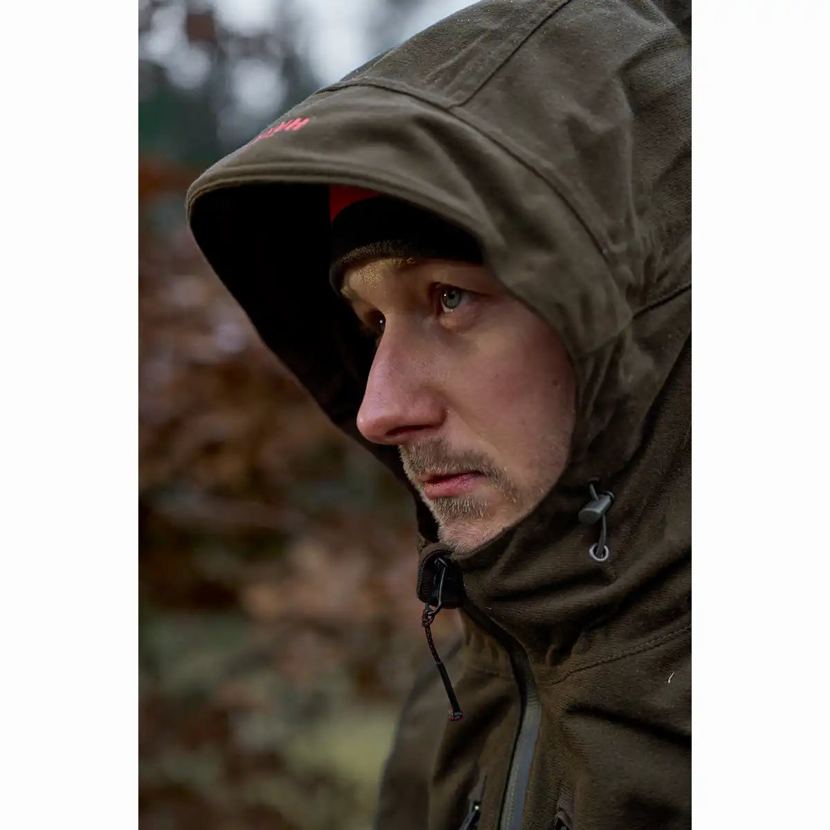 Harkila Aspire HWS Jacket - Worn By Model - Hood Harkila Aspire HWS Jacket - Worn By Model - Hood