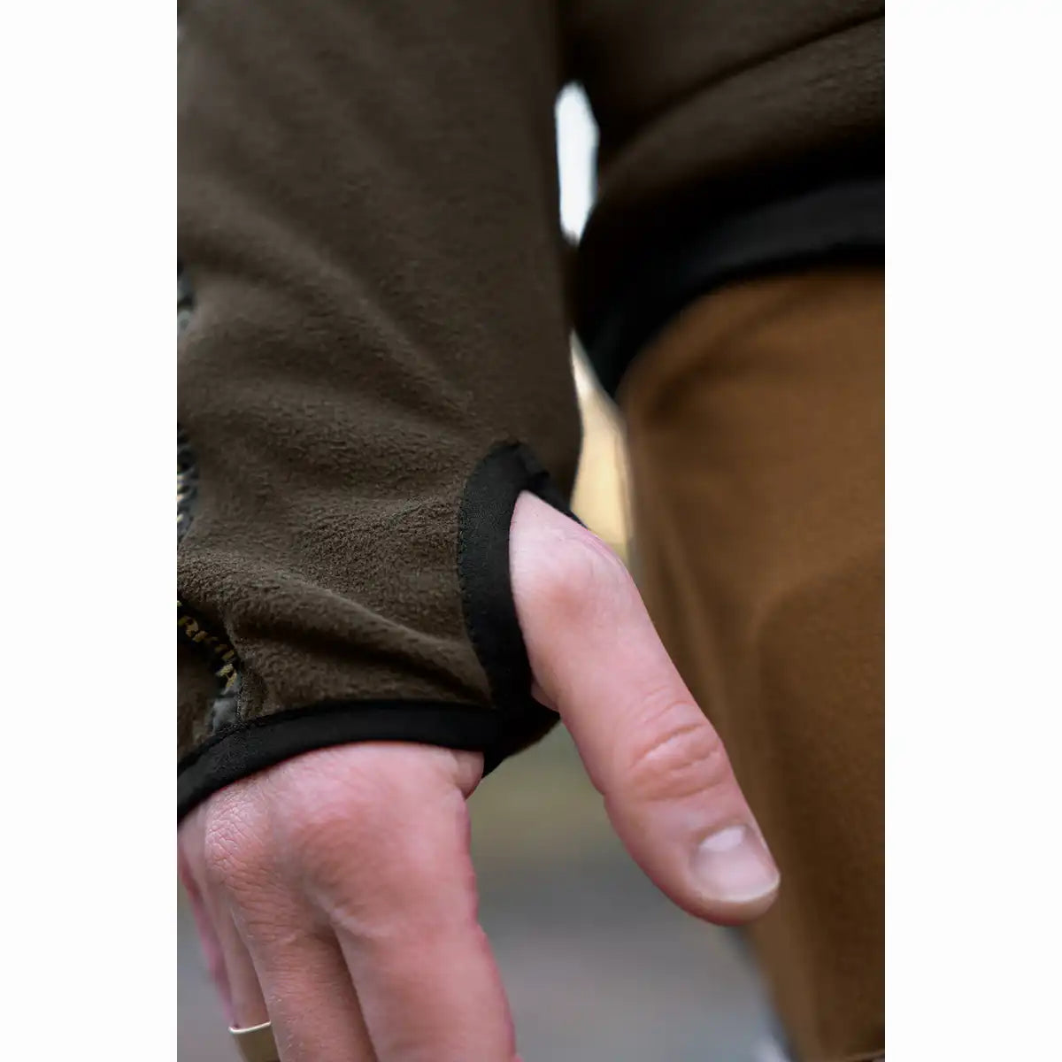 Harkila Kamko Noctyx WSP Reversible Fleece Jacket - Willow Green - Cuff Harkila Kamko Noctyx WSP Reversible Fleece Jacket - Willow Green - Cuff