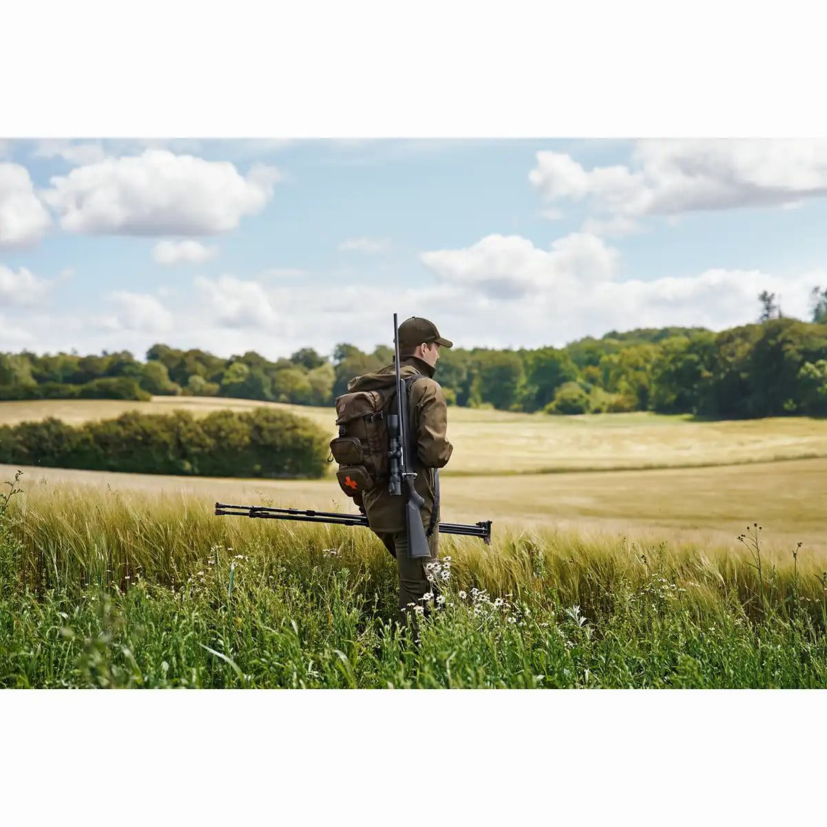 Harkila Ragnar First Aid Backpack - Worn By Model Harkila Ragnar First Aid Backpack - Worn By Model