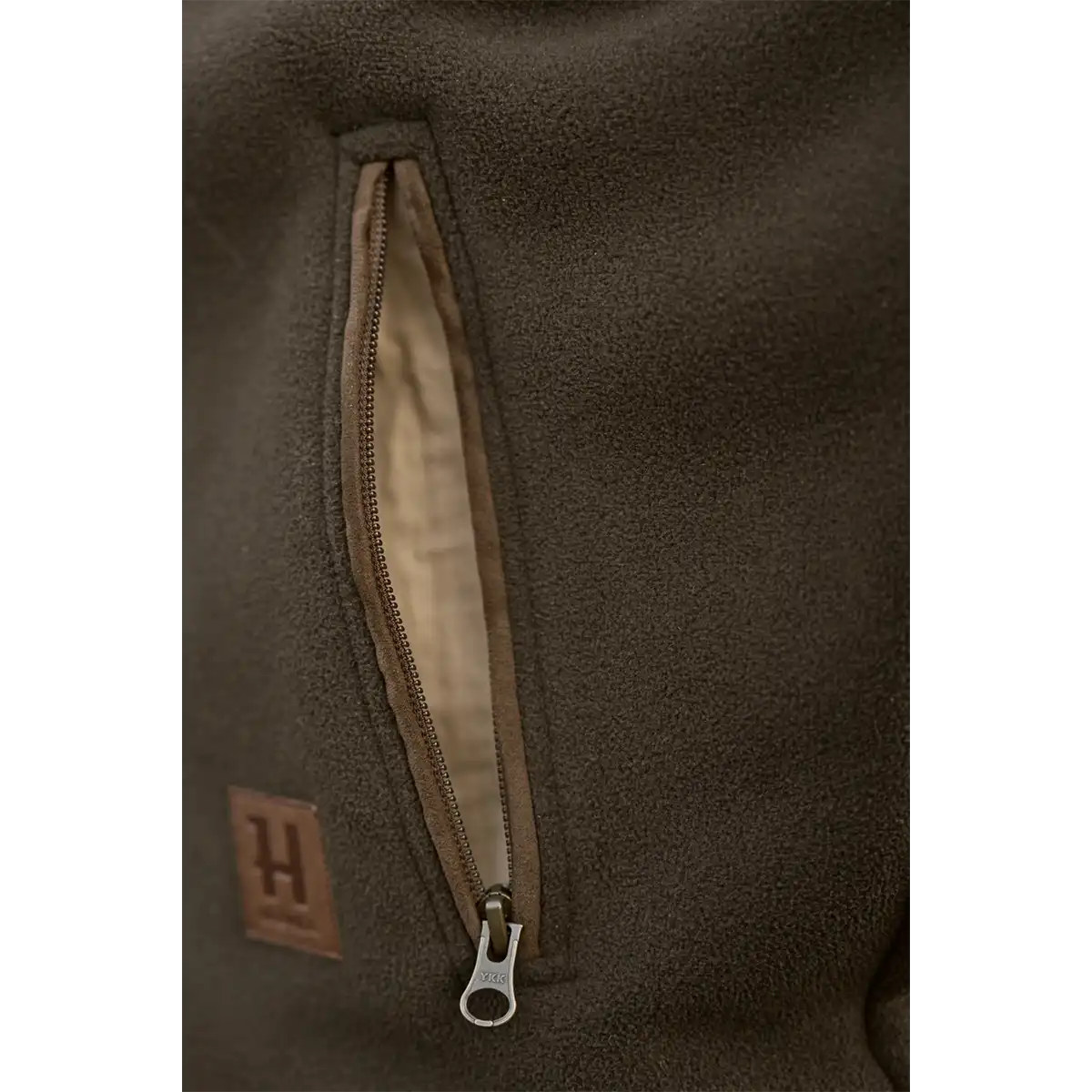 Harkila Sandhem Sherpa Fleece Jacket - Willow Green - Pocket Harkila Sandhem Sherpa Fleece Jacket - Willow Green - Pocket