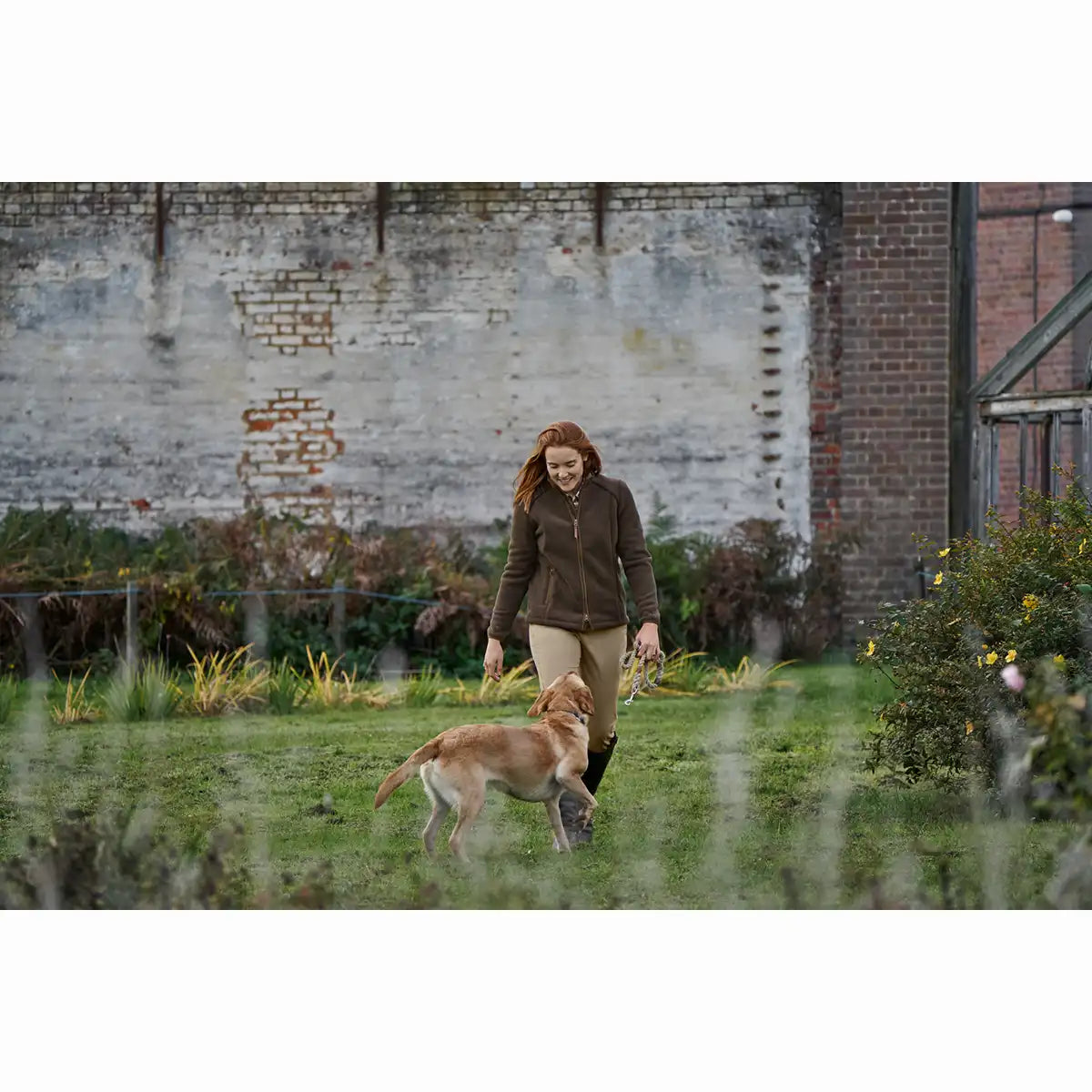 Harkila Sandhem Women's Sherpa Fleece Jacket - Demitasse Brown - Worn By Model Harkila Sandhem Women's Sherpa Fleece Jacket - Demitasse Brown - Worn By Model