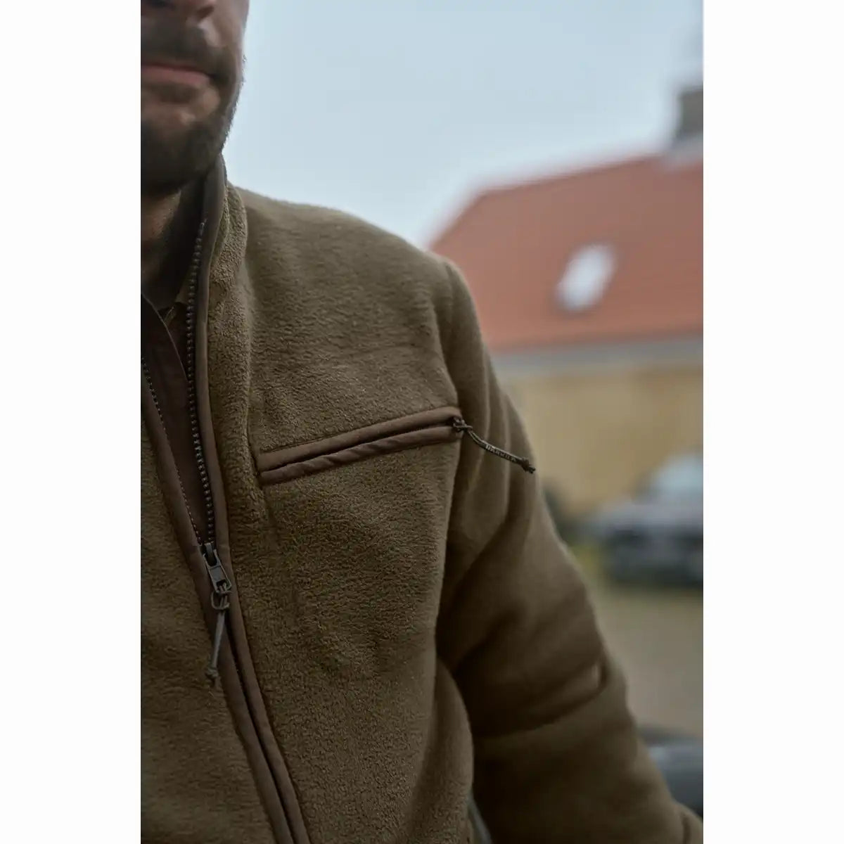 Harkila Torsby Fleece Jacket - Willow Green - Chest Pocket Harkila Torsby Fleece Jacket - Willow Green - Chest Pocket