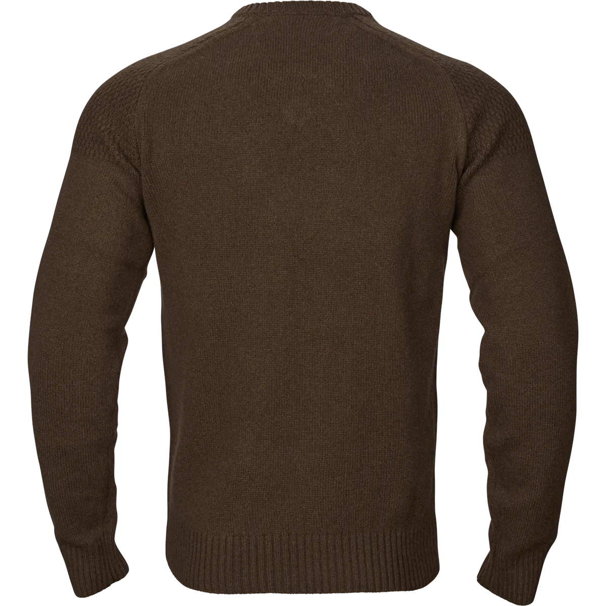 Harkila Vincent Merino V-Neck Pullover - Demitasse Brown - Rear Harkila Vincent Merino V-Neck Pullover - Demitasse Brown - Rear