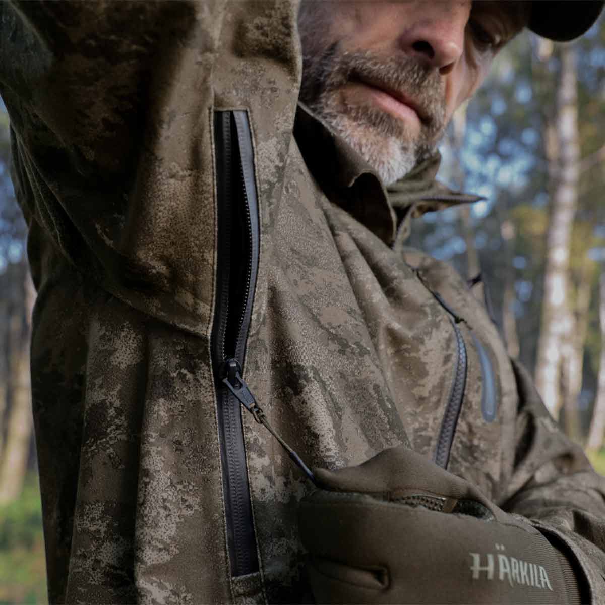 Harkila Forest Hunter GTX Camo Jacket - Pit Zip Harkila Forest Hunter GTX Camo Jacket - Pit Zip