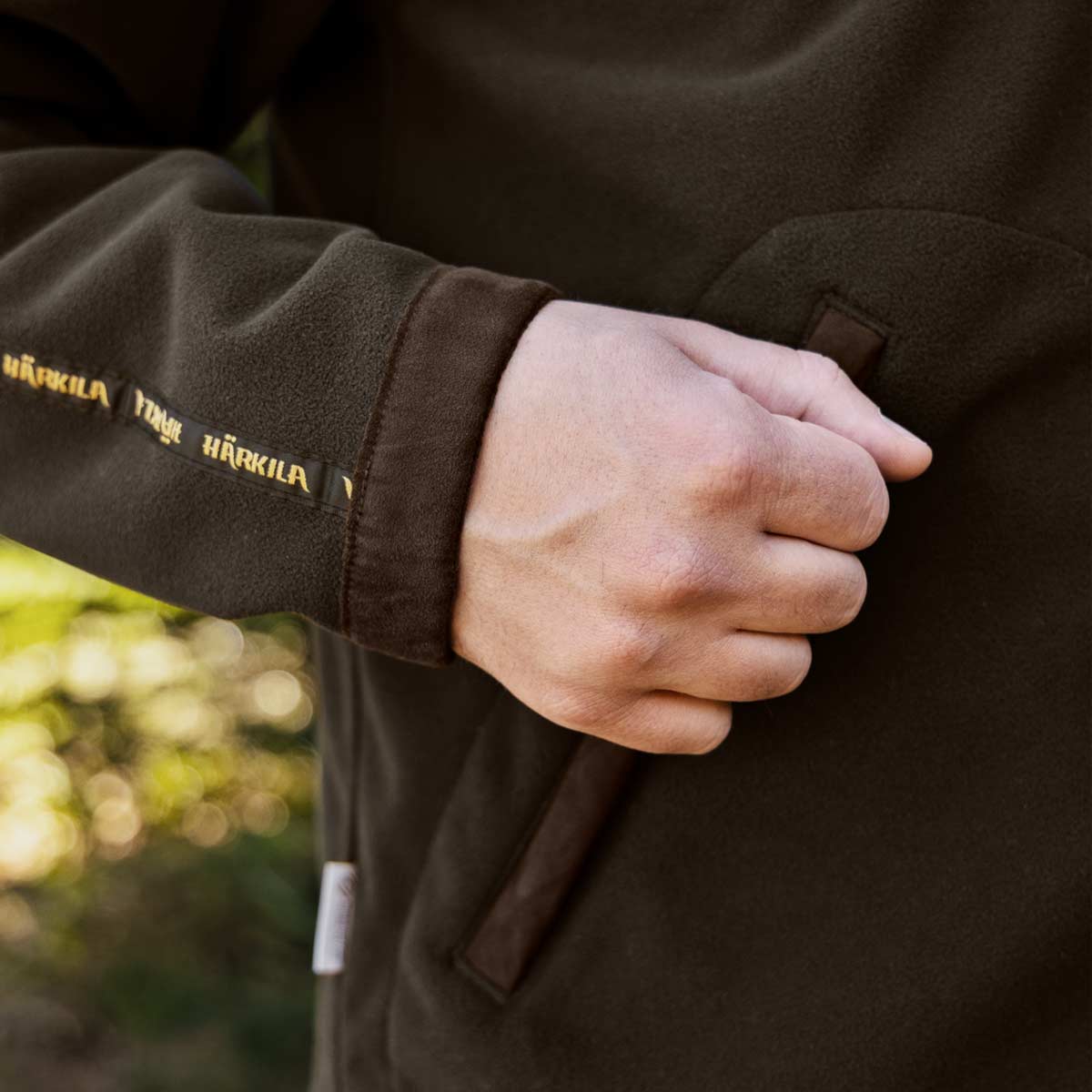 Harkila Kamko Regal Reversible Fleece Jacket - Detail Harkila Kamko Regal Reversible Fleece Jacket - Detail