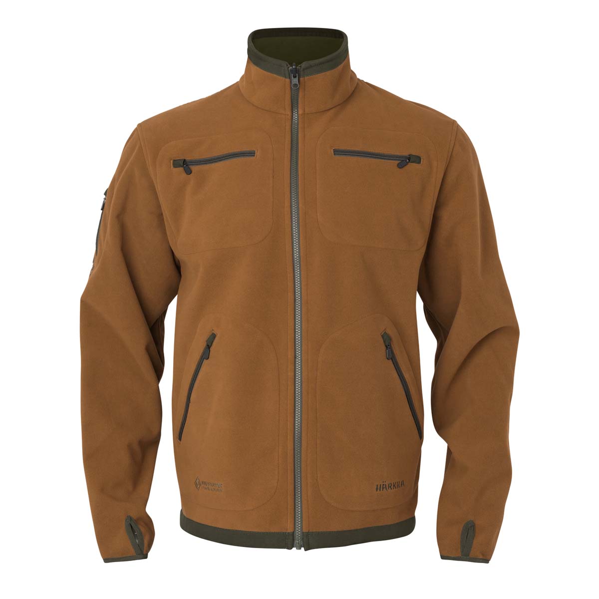 Harkila Kamko Reversible Fleece - Forest Night/Rustique Clay - Reversed Harkila Kamko Reversible Fleece - Forest Night/Rustique Clay - Reversed
