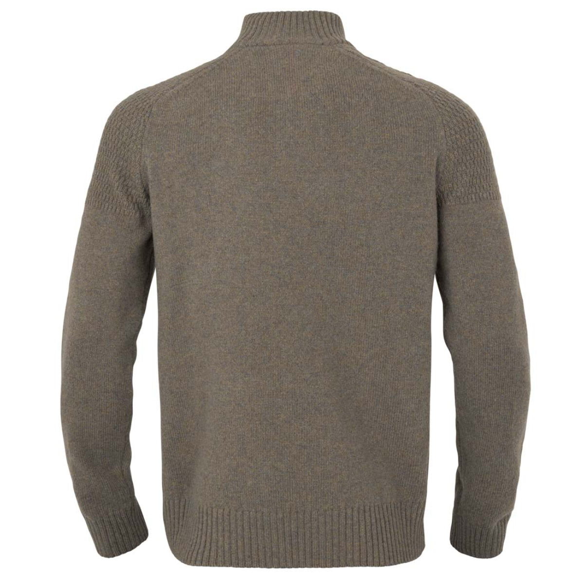 Harkila Vincent Merino Half Zip Pullover - Dark Sand - Rear Harkila Vincent Merino Half Zip Pullover - Dark Sand - Rear
