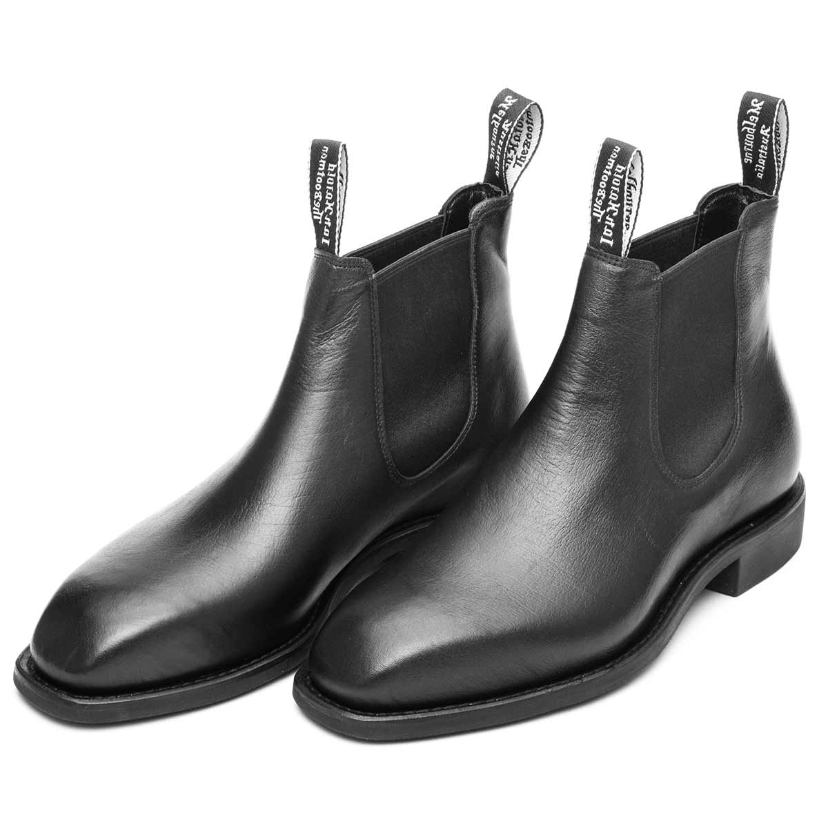 Harold Boots Avon Kangarooo Men's Chelsea Dress Boots - Black Harold Boots Avon Kangarooo Men's Chelsea Dress Boots - Black
