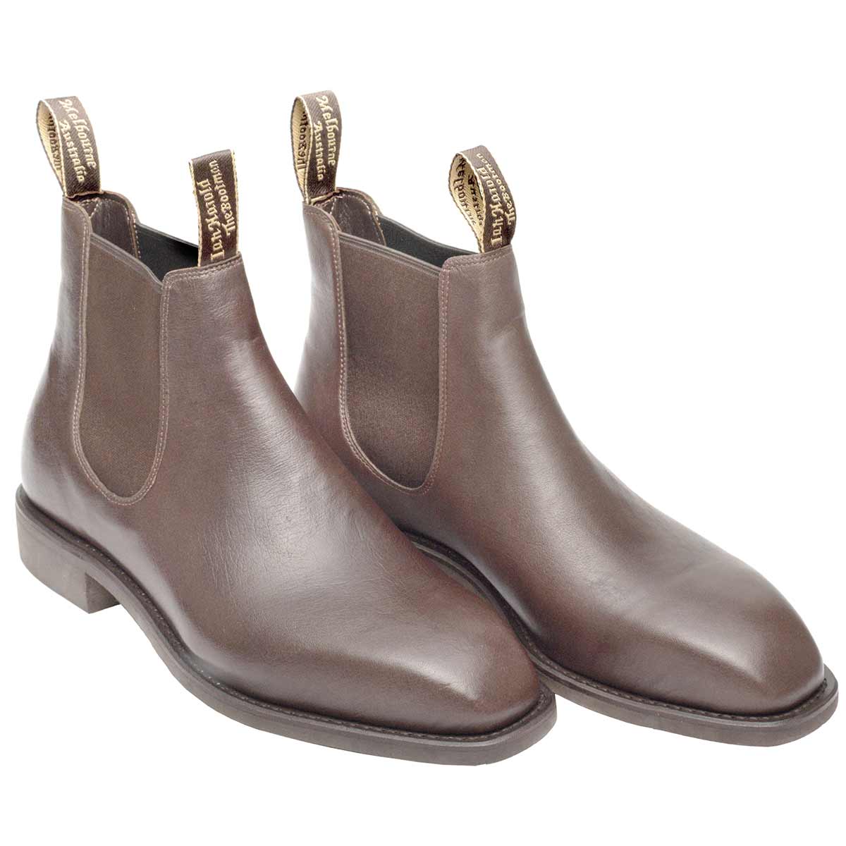 Harold Boots Avon Kangarooo Men's Chelsea Dress Boots - Chocolate Harold Boots Avon Kangarooo Men's Chelsea Dress Boots - Chocolate