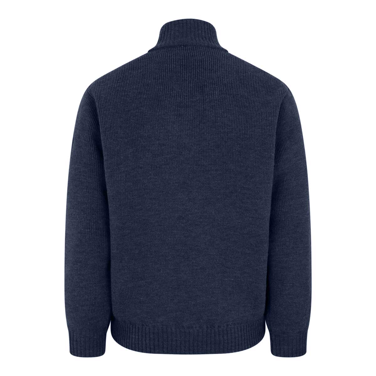 Hoggs of Fife Hebrides II 1/4 Zip Windproof Pullover - blue rear Hoggs of Fife Hebrides II 1/4 Zip Windproof Pullover - blue rear
