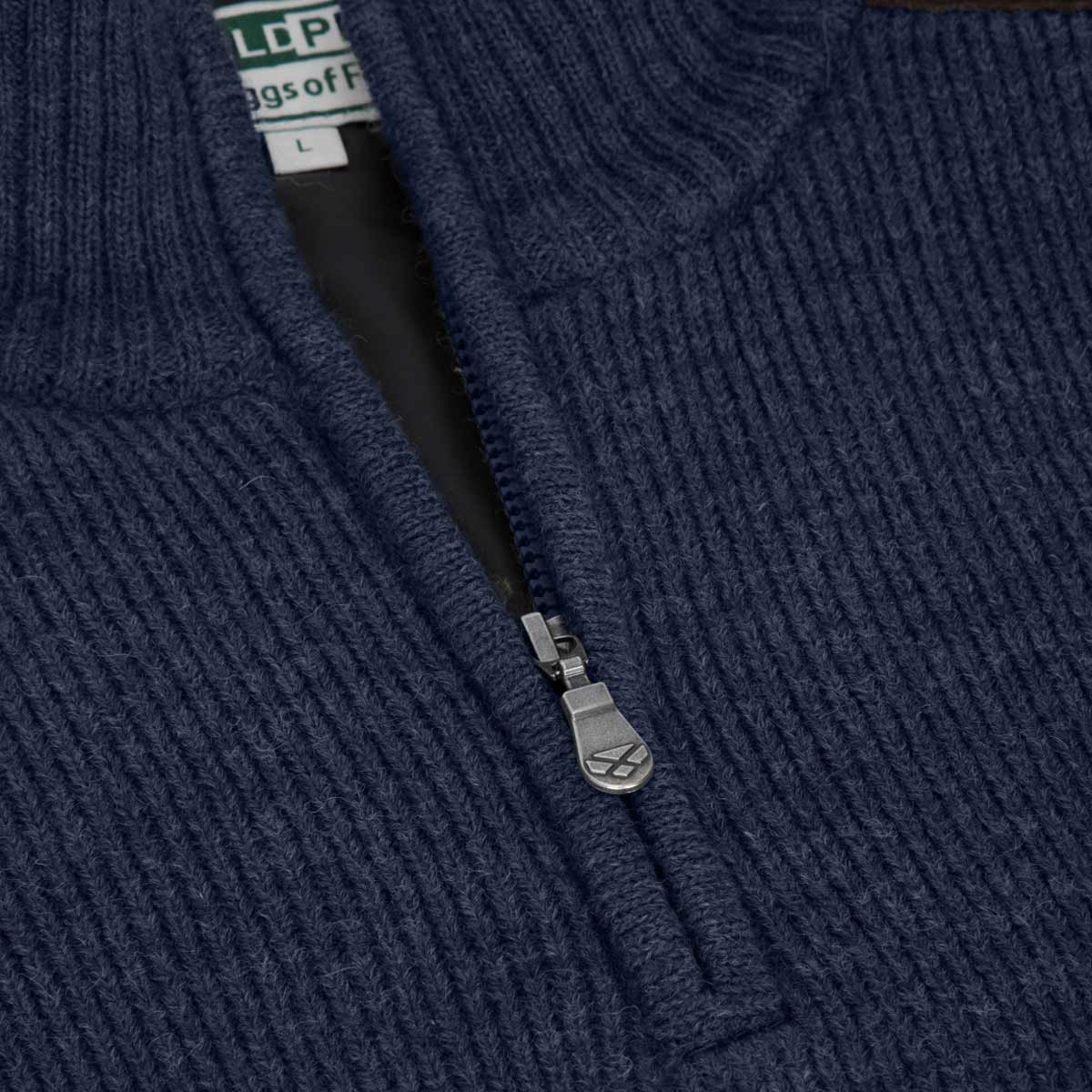 Hoggs of Fife Hebrides II 1/4 Zip Windproof Pullover - blue zip neck Hoggs of Fife Hebrides II 1/4 Zip Windproof Pullover - blue zip neck