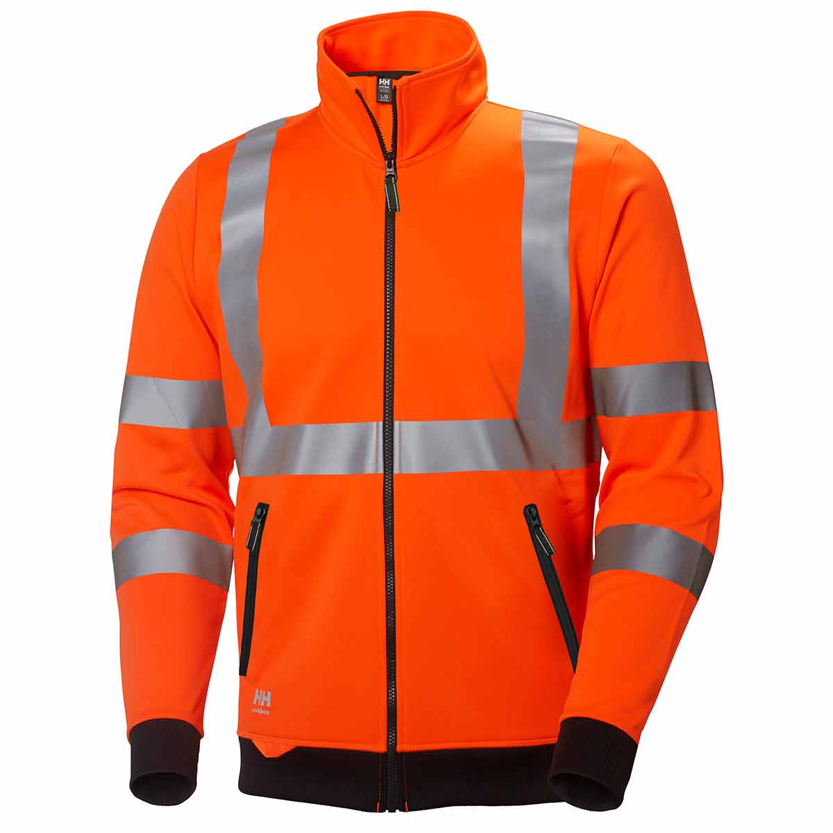 Helly Hansen ADDVIS Hi Vis Zip Sweatshirt Orange Helly Hansen ADDVIS Hi Vis Zip Sweatshirt Orange