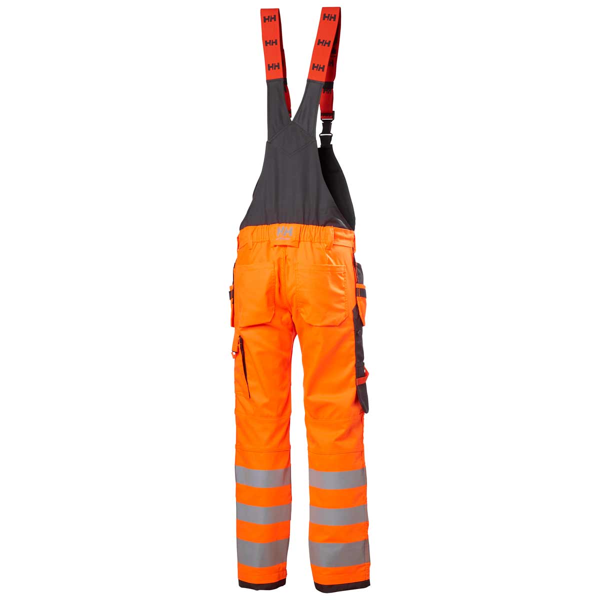 Helly-Hansen-Alna-2.0-Hi-Vis-Construction-Bib-Orange-Rear Helly-Hansen-Alna-2.0-Hi-Vis-Construction-Bib-Orange-Rear