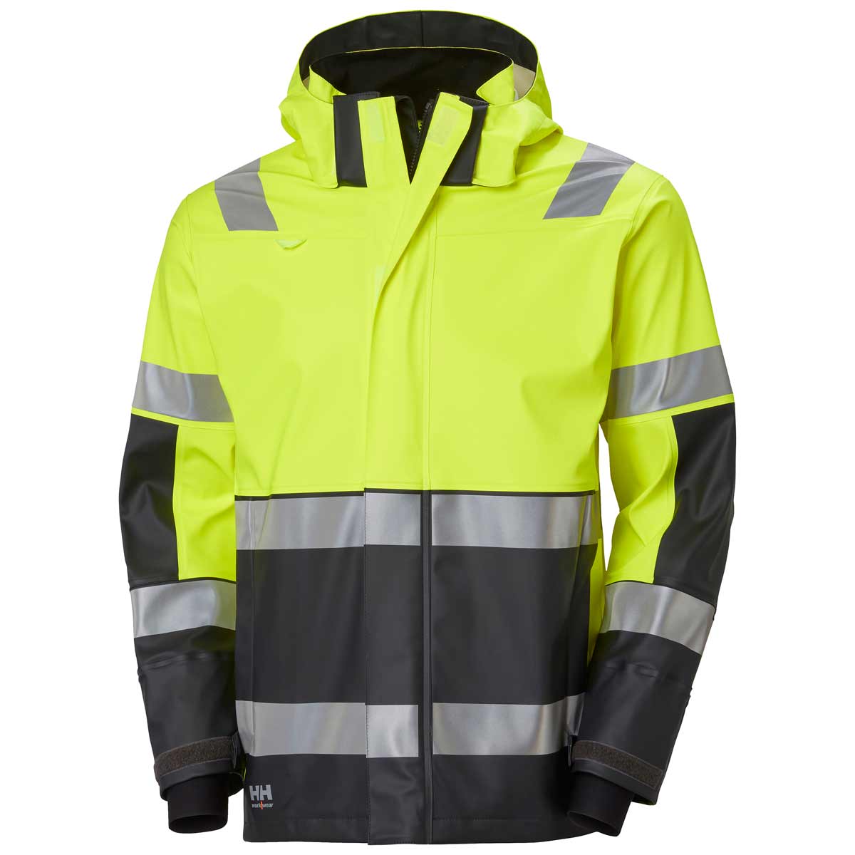 Helly-Hansen-Alna-2.0-Hi-Vis-Rain-Jacket-Yellow-Front Helly-Hansen-Alna-2.0-Hi-Vis-Rain-Jacket-Yellow-Front